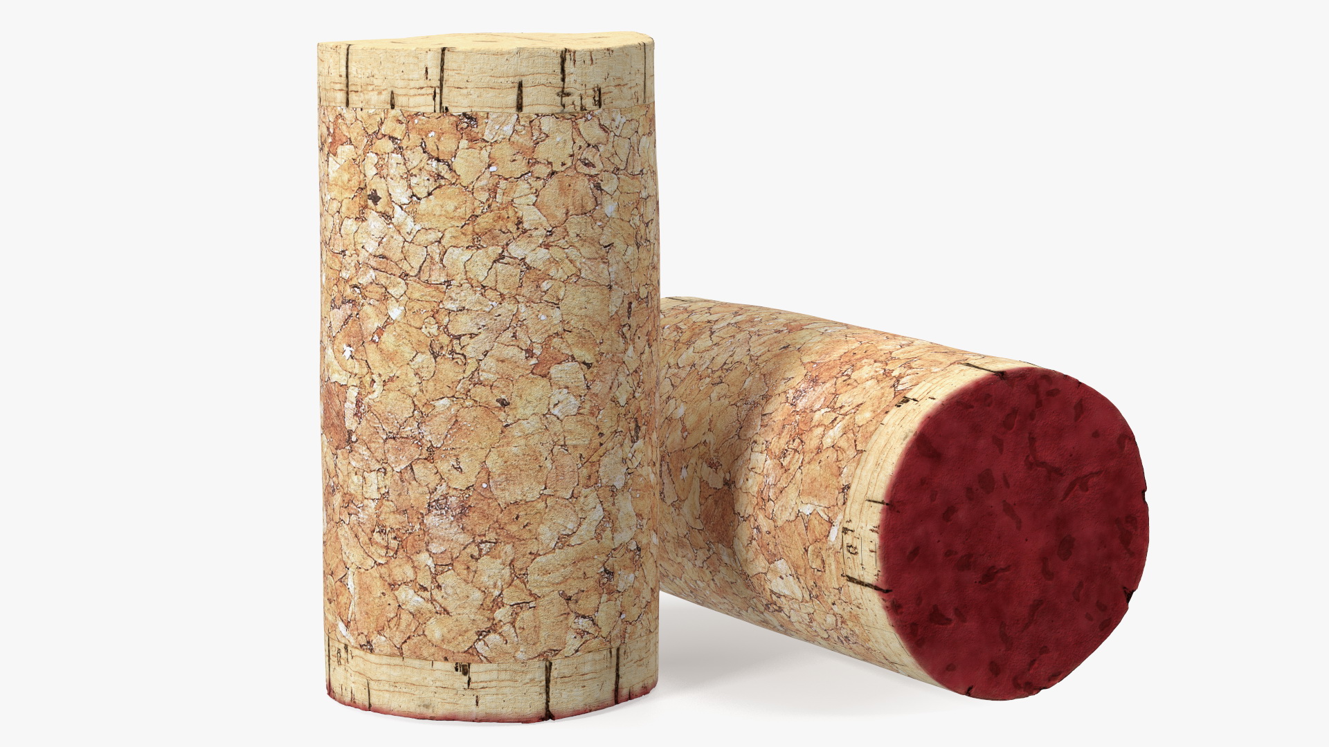 Traditional Wine Cork Stopper 3D model