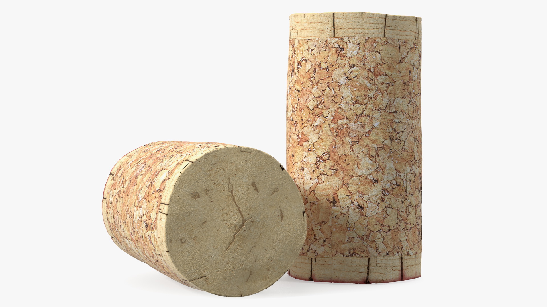 Traditional Wine Cork Stopper 3D model