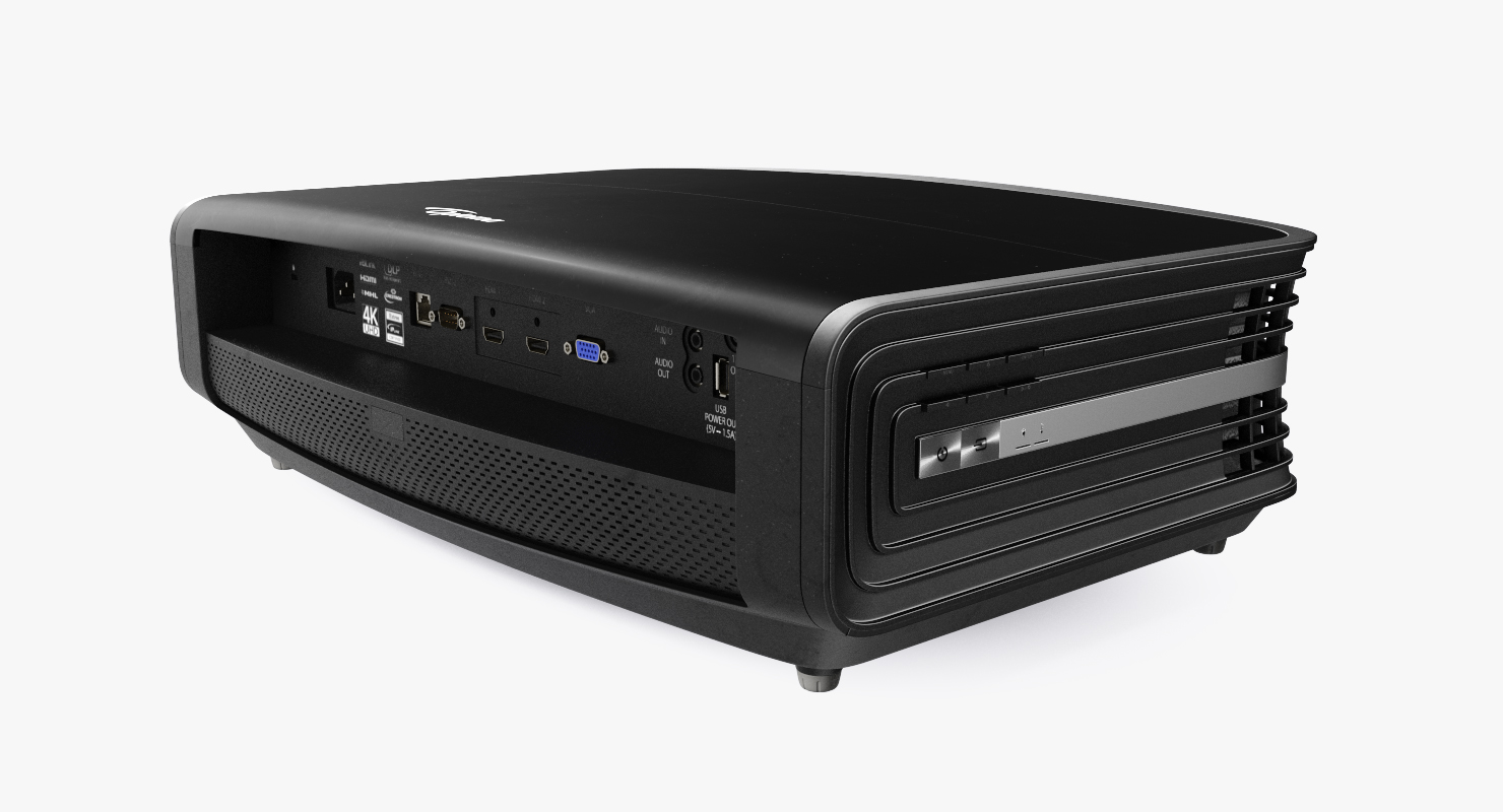 Optoma UHD60 4K Home Theatre Projector Black 3D model