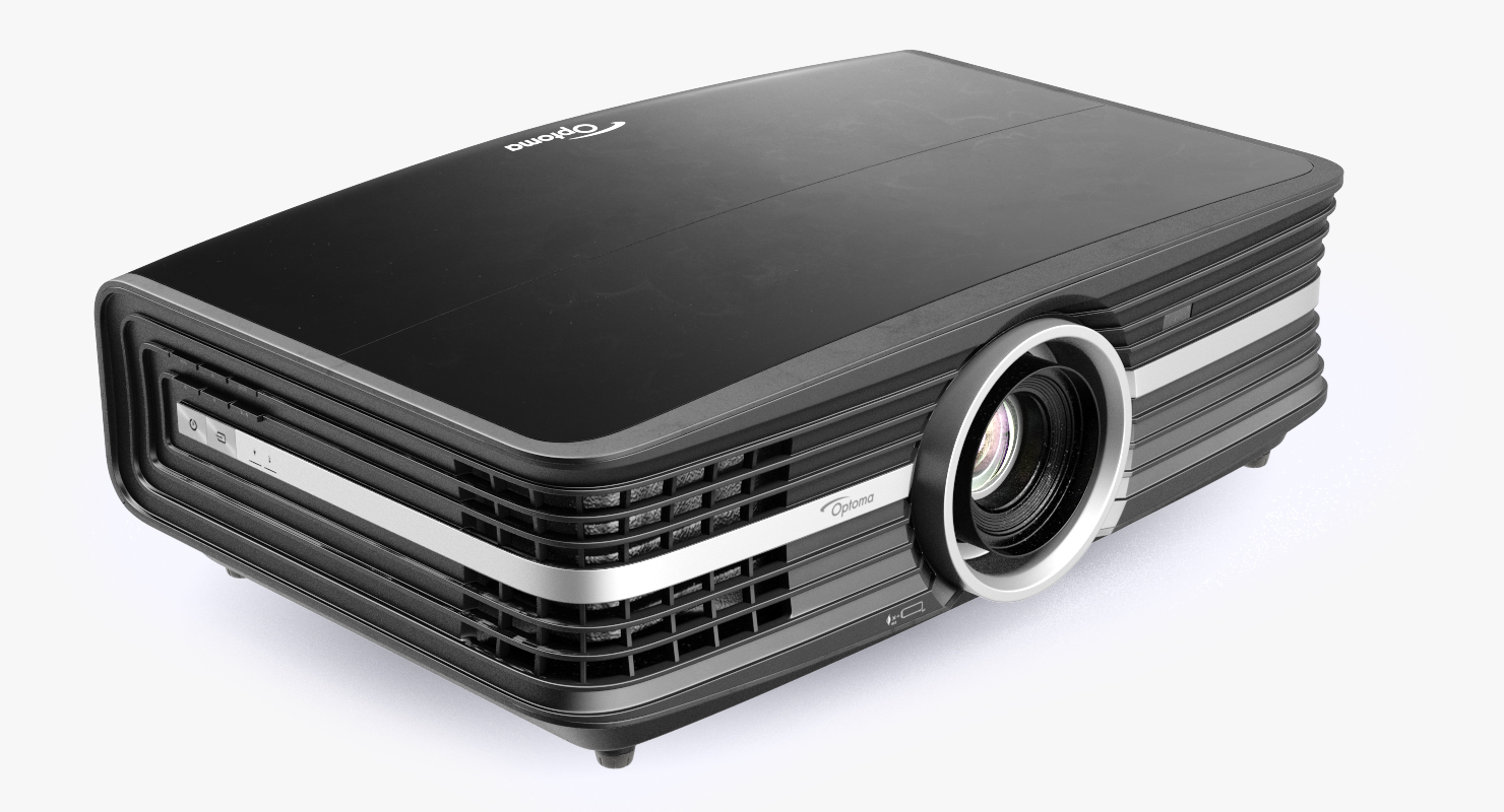 Optoma UHD60 4K Home Theatre Projector Black 3D model