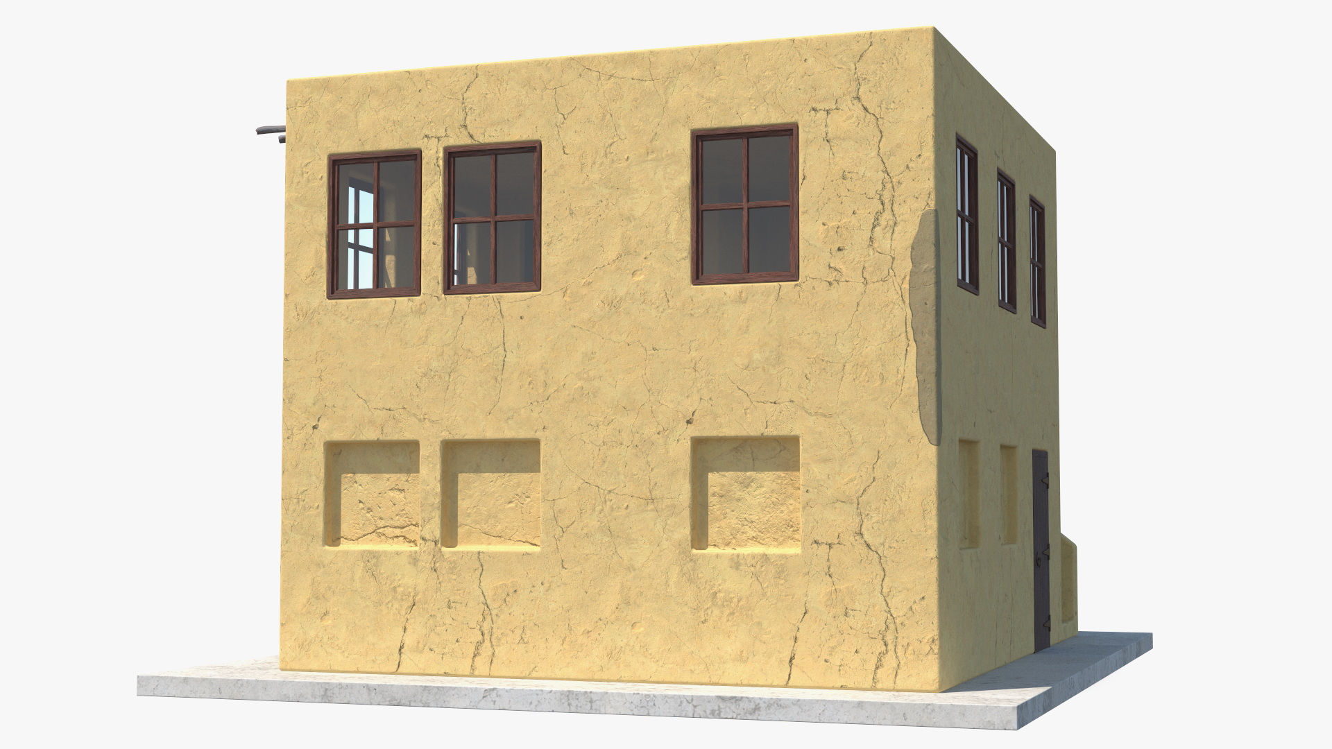 Arabian Style House with Staircase 3D model