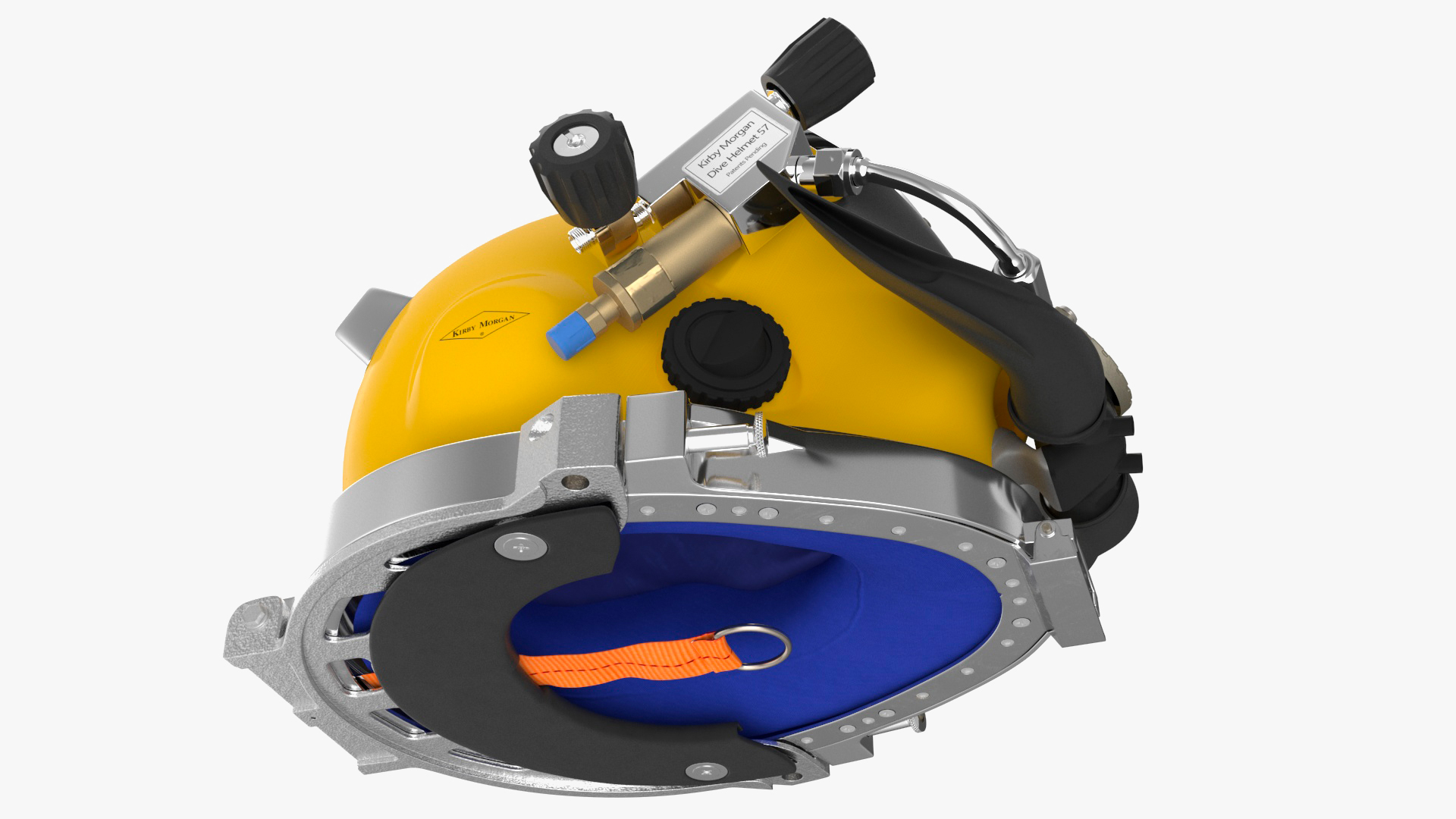 3D model Kirby Morgan 57 Commercial Diving Helmet