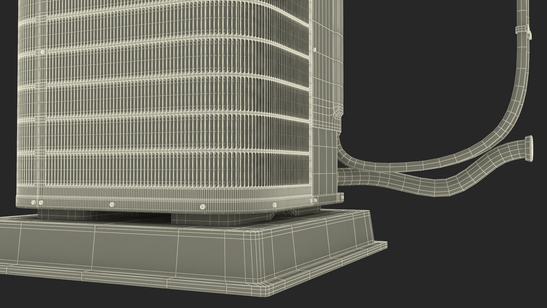 3D Central Air Conditioner Two-stage model