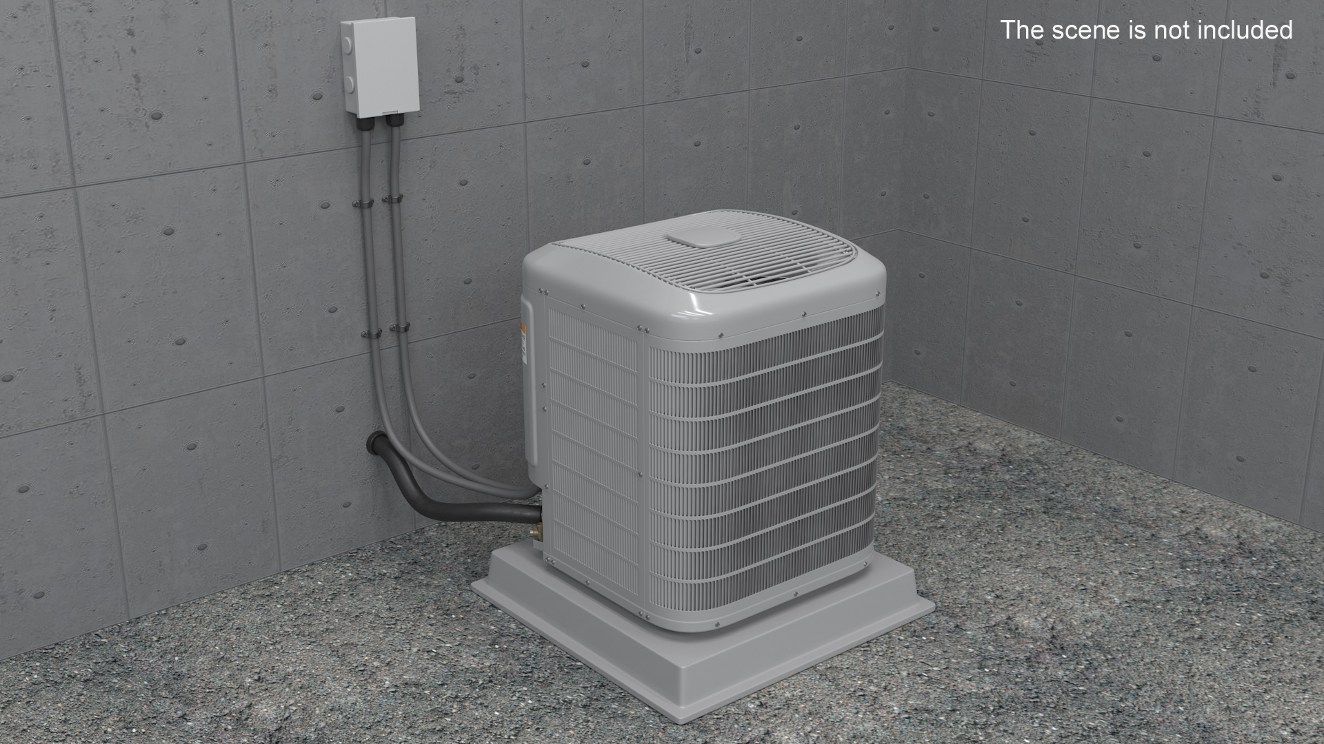 3D Central Air Conditioner Two-stage model