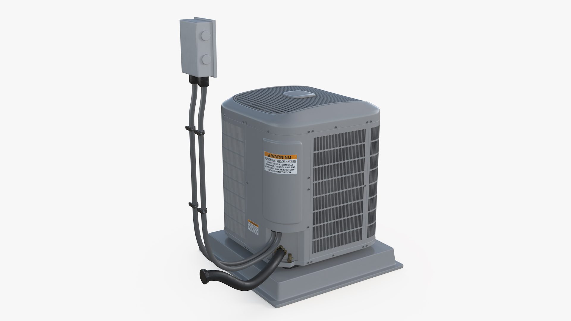 3D Central Air Conditioner Two-stage model