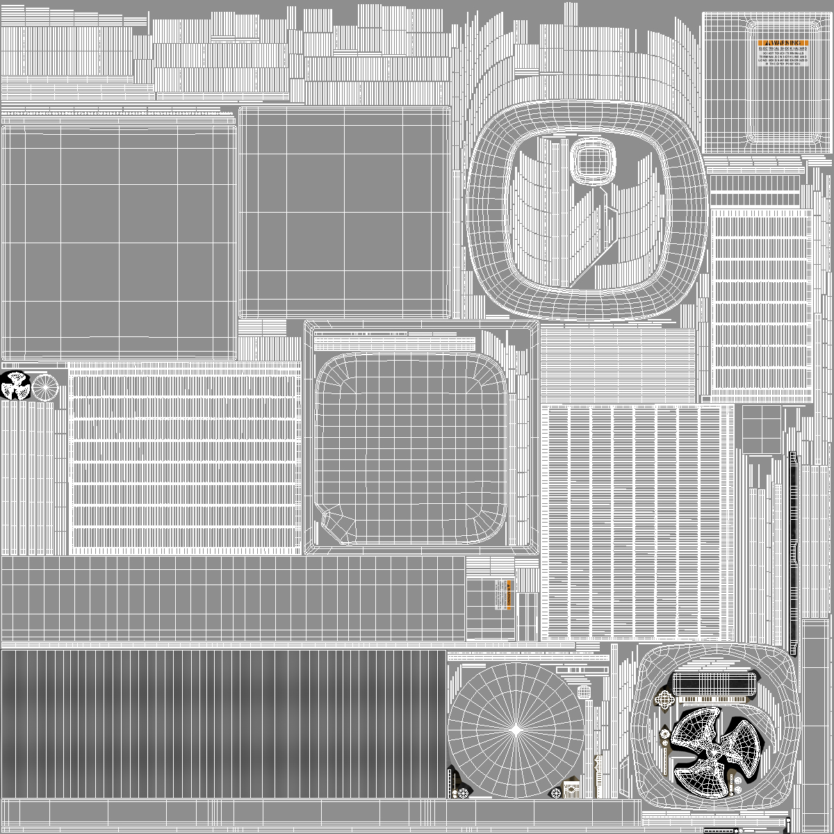 3D Central Air Conditioner Two-stage model