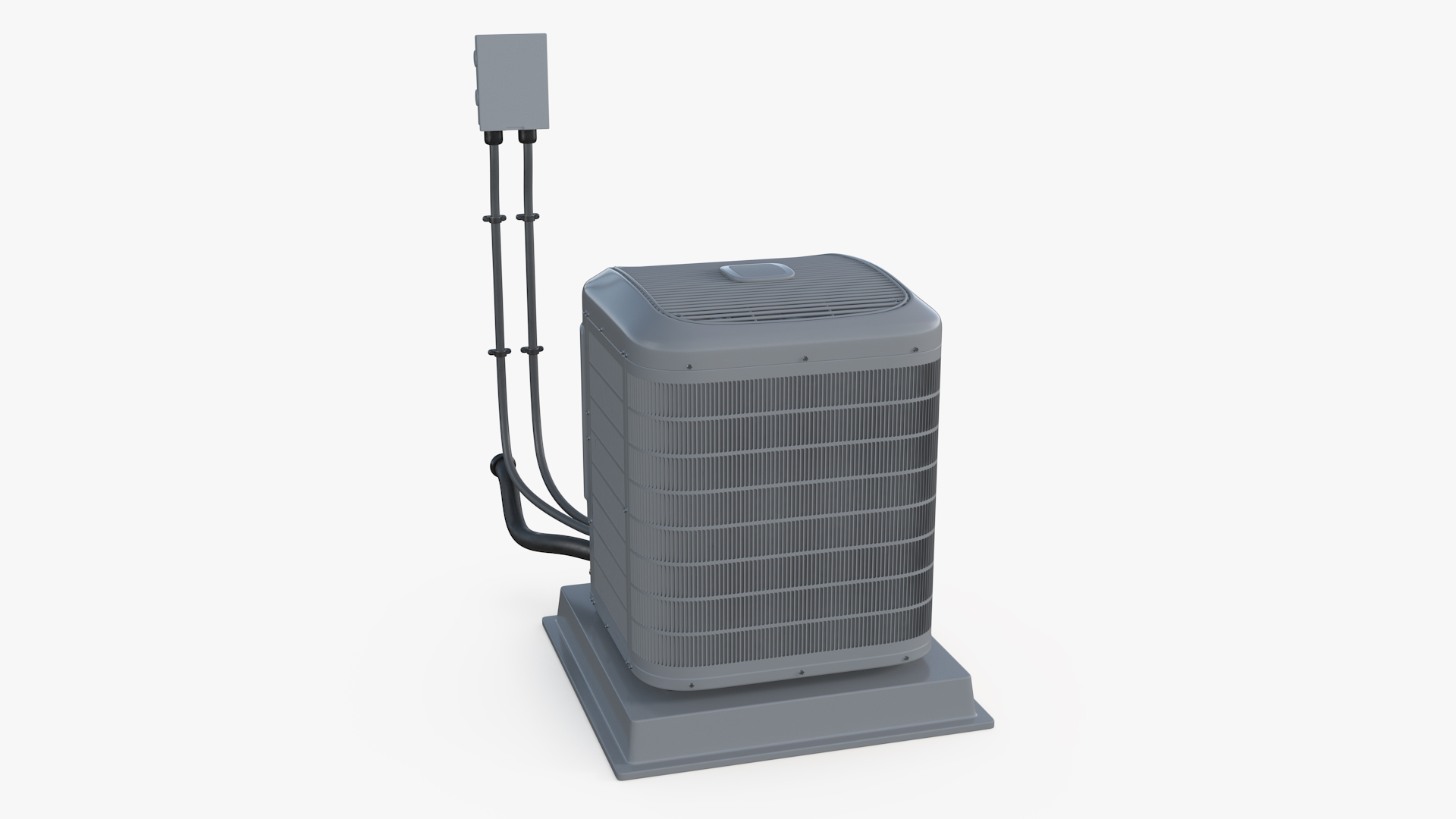 3D Central Air Conditioner Two-stage model