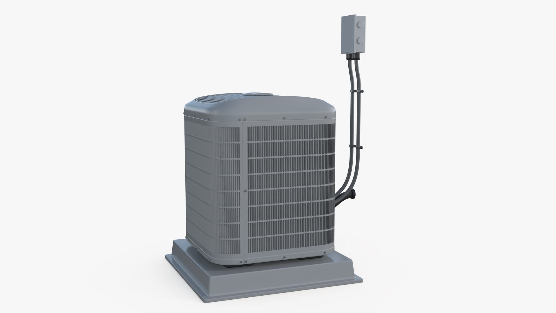 3D Central Air Conditioner Two-stage model