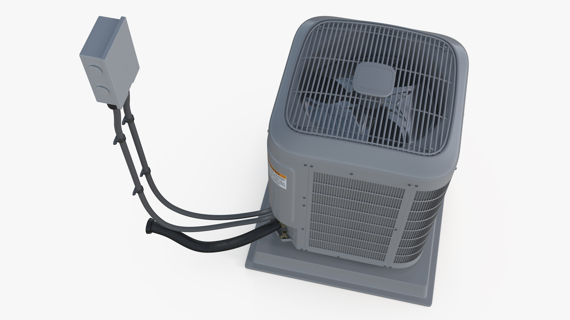 3D Central Air Conditioner Two-stage model