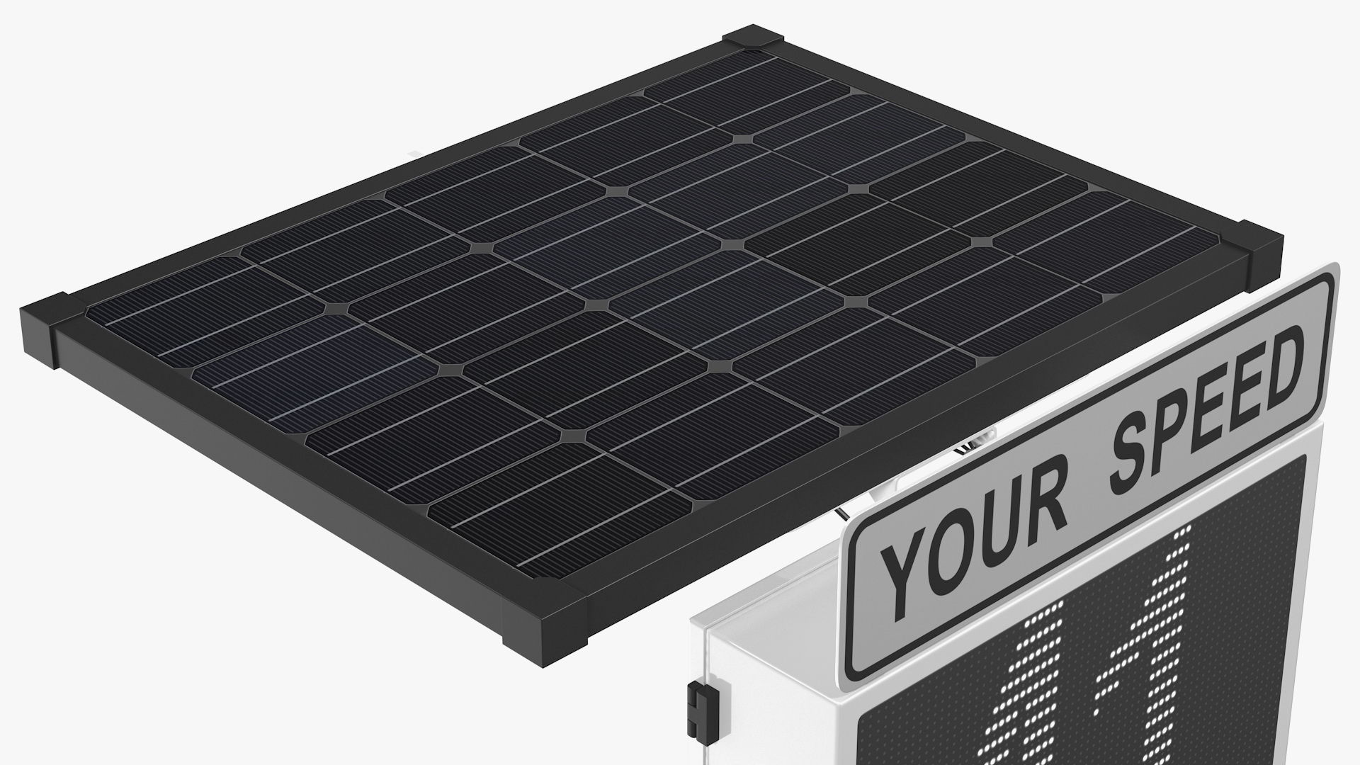 3D Decatur Electronics 300MX Radar Trailer Rigged