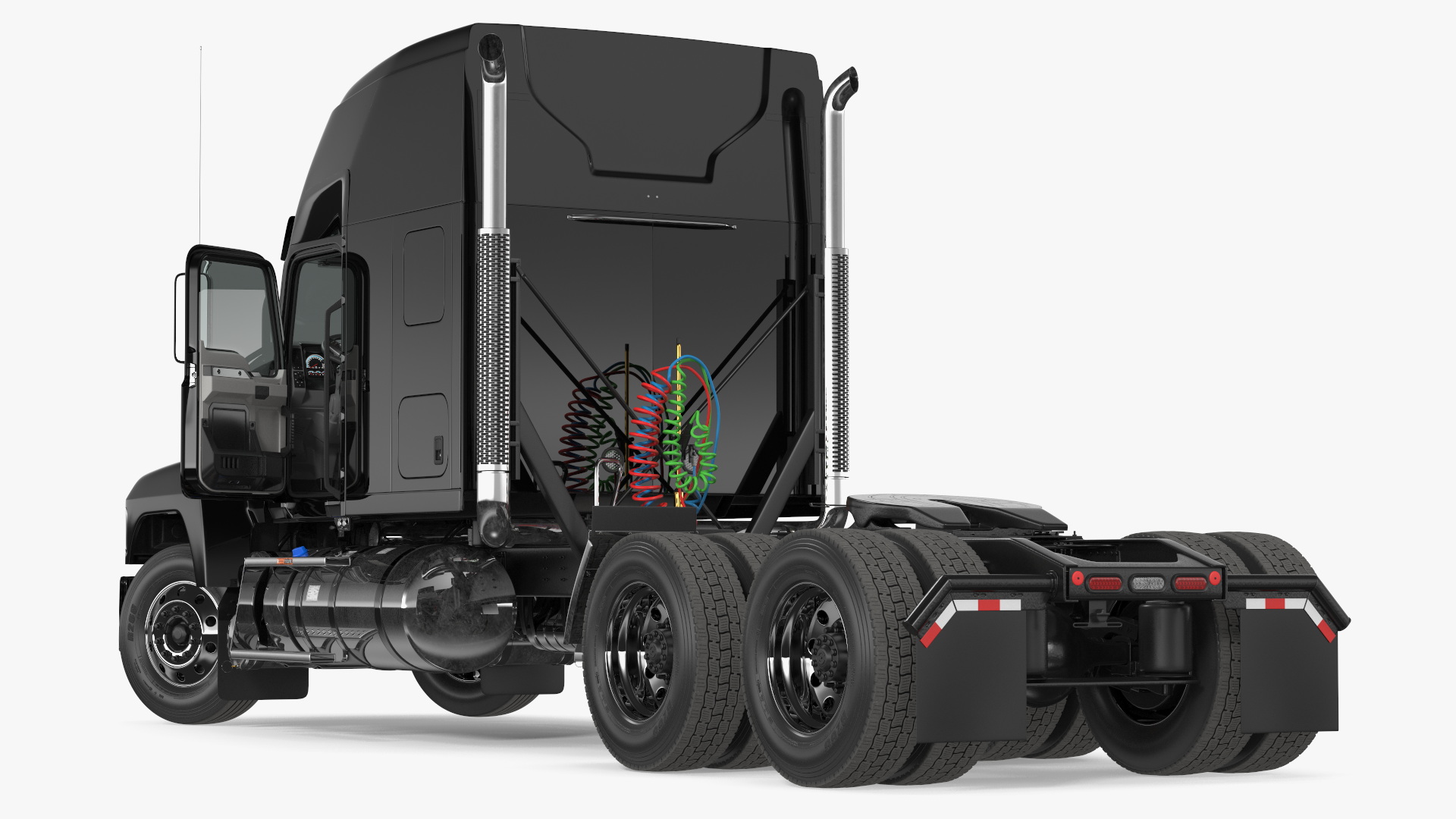 Pinnacle 2025 Truck Black Rigged 3D