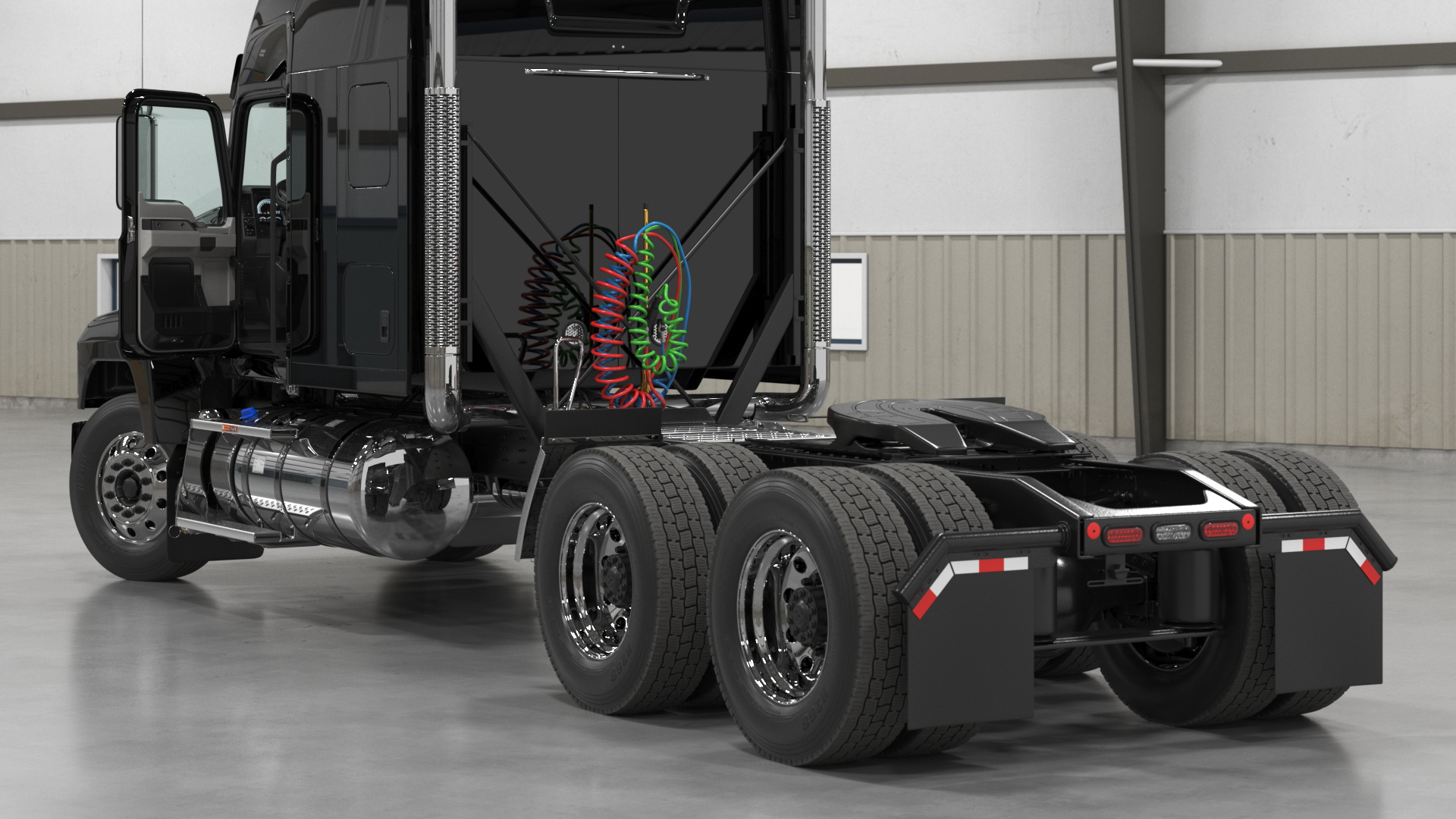 Pinnacle 2025 Truck Black Rigged 3D