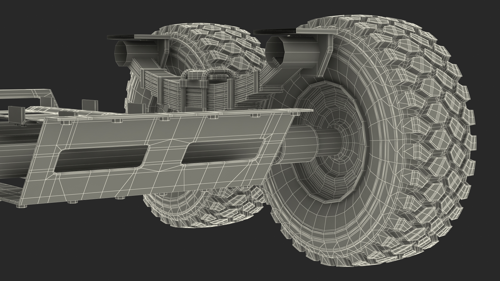 3D Heavy Duty Chassis model