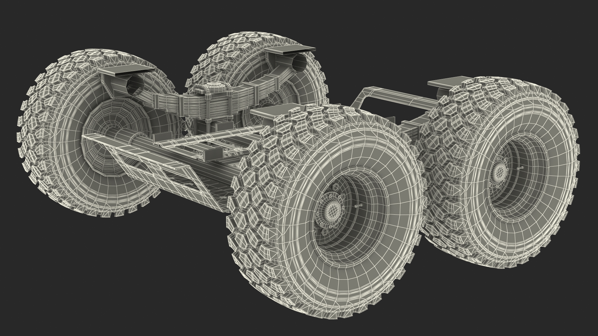 3D Heavy Duty Chassis model
