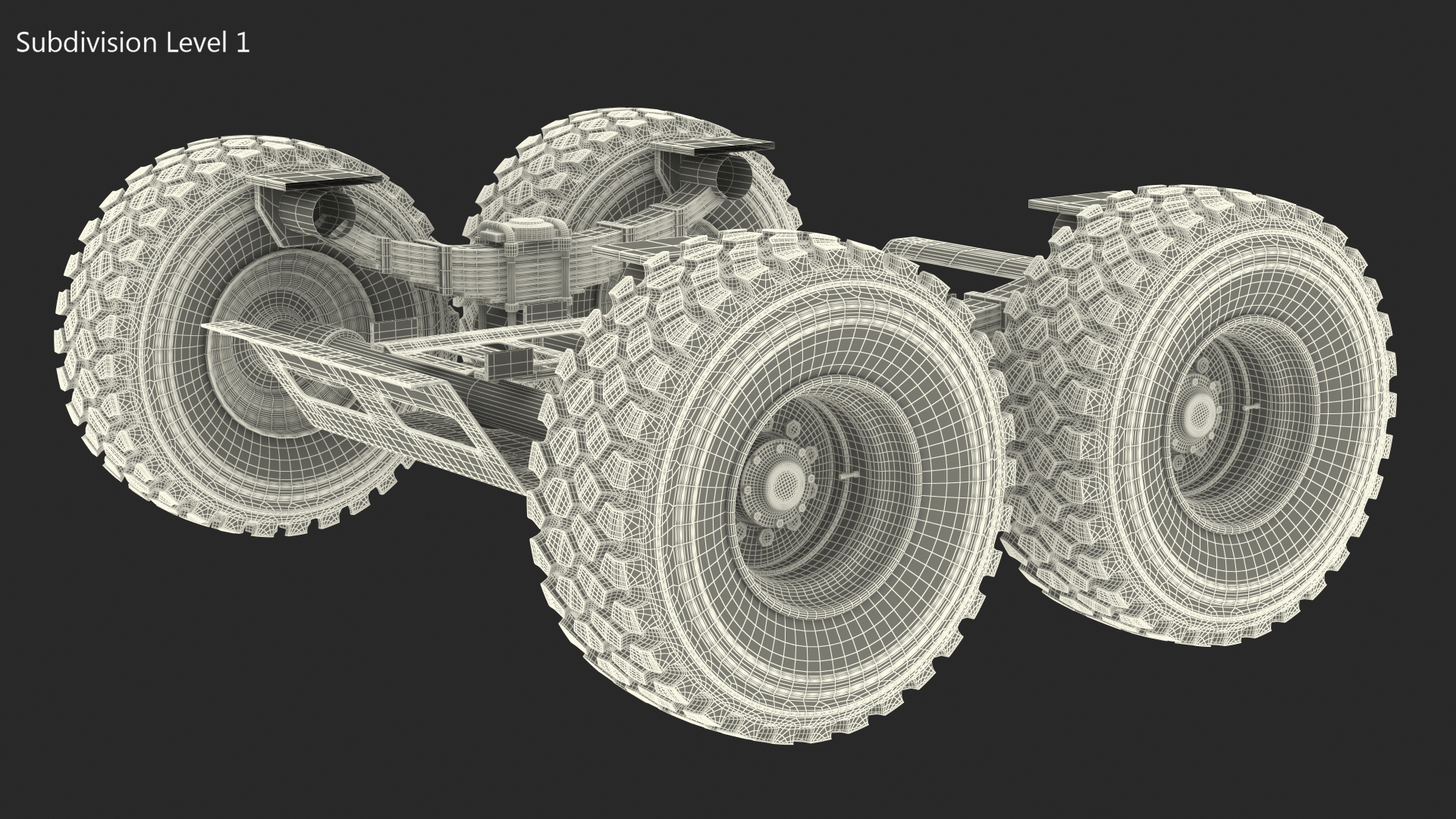 3D Heavy Duty Chassis model