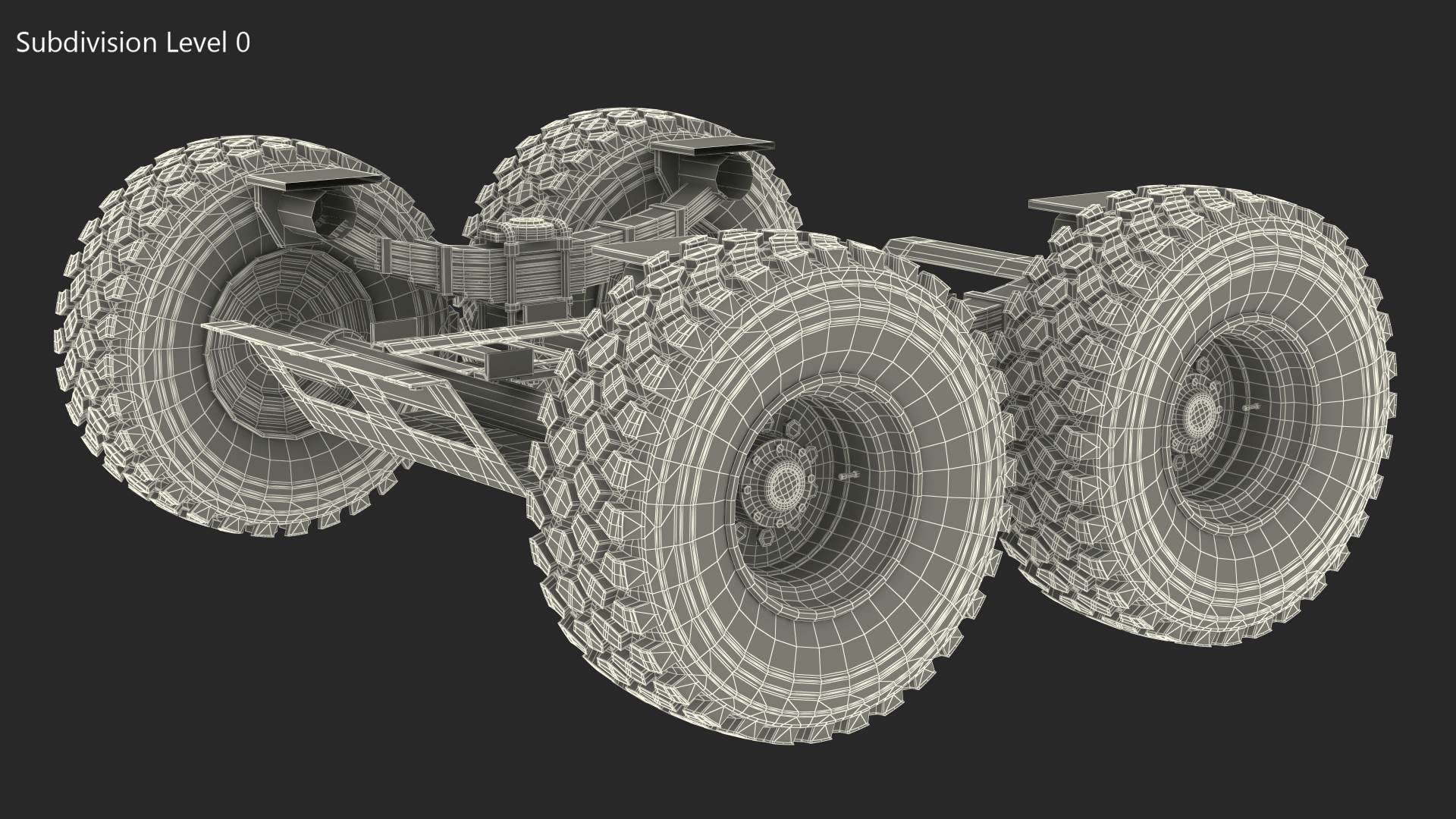 3D Heavy Duty Chassis model