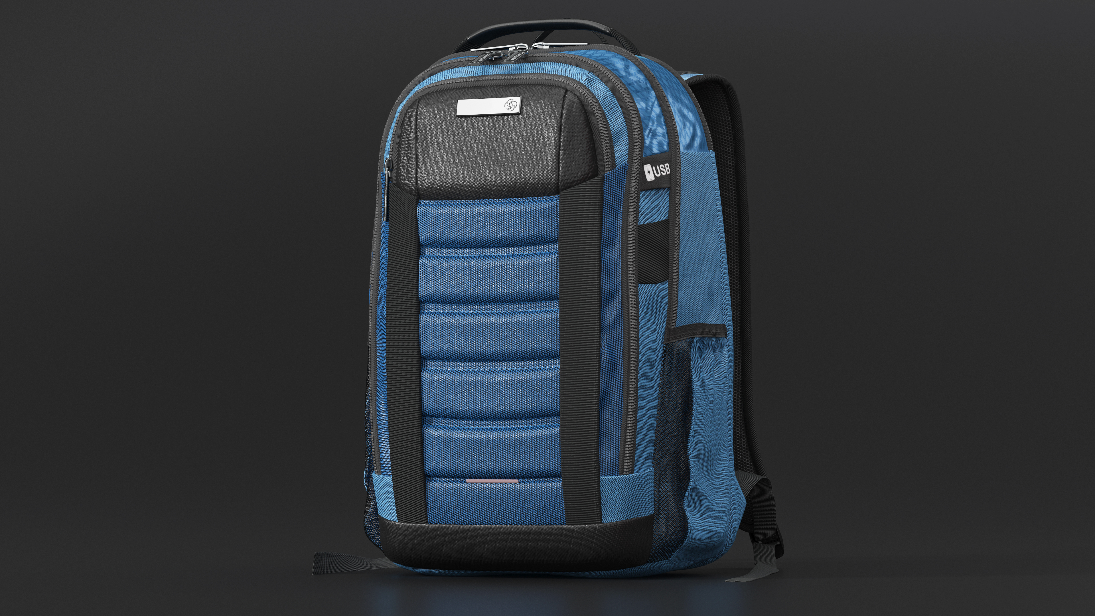 Travel Backpack Samsonite Carrier GSD Blue 3D