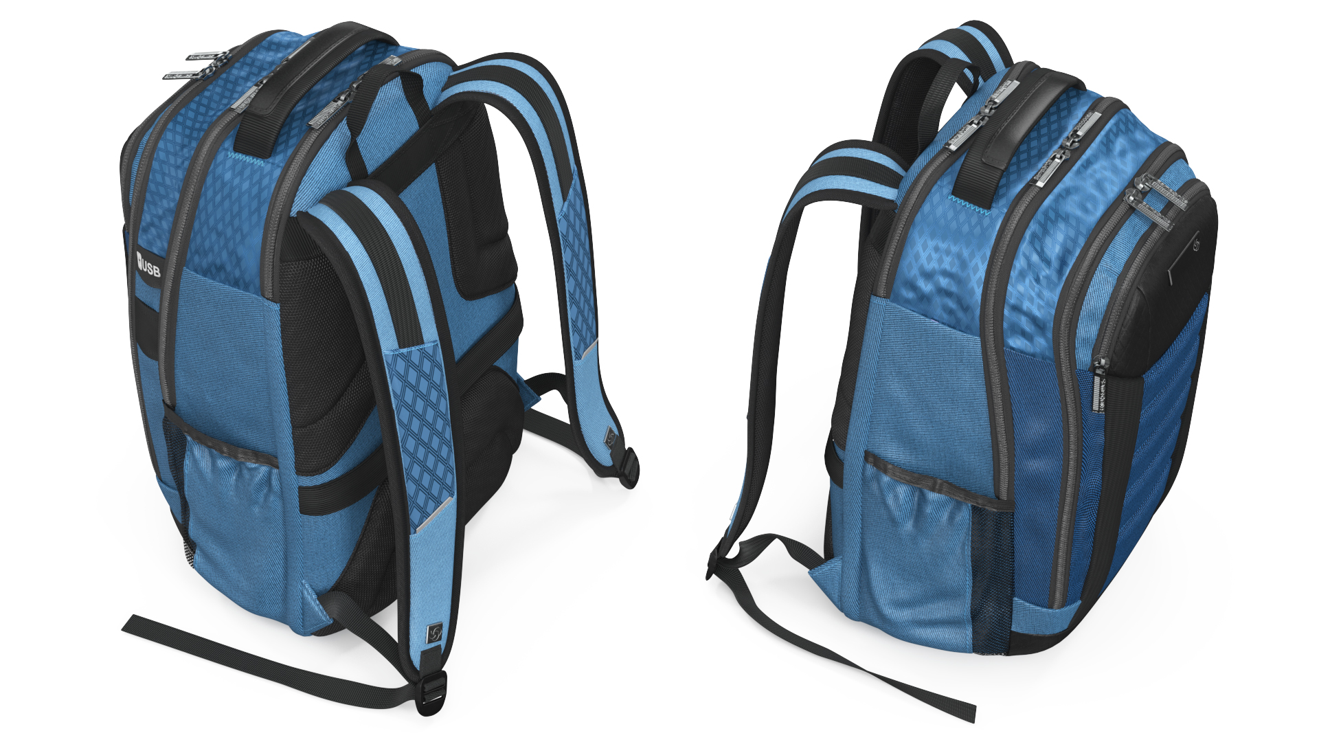 Travel Backpack Samsonite Carrier GSD Blue 3D