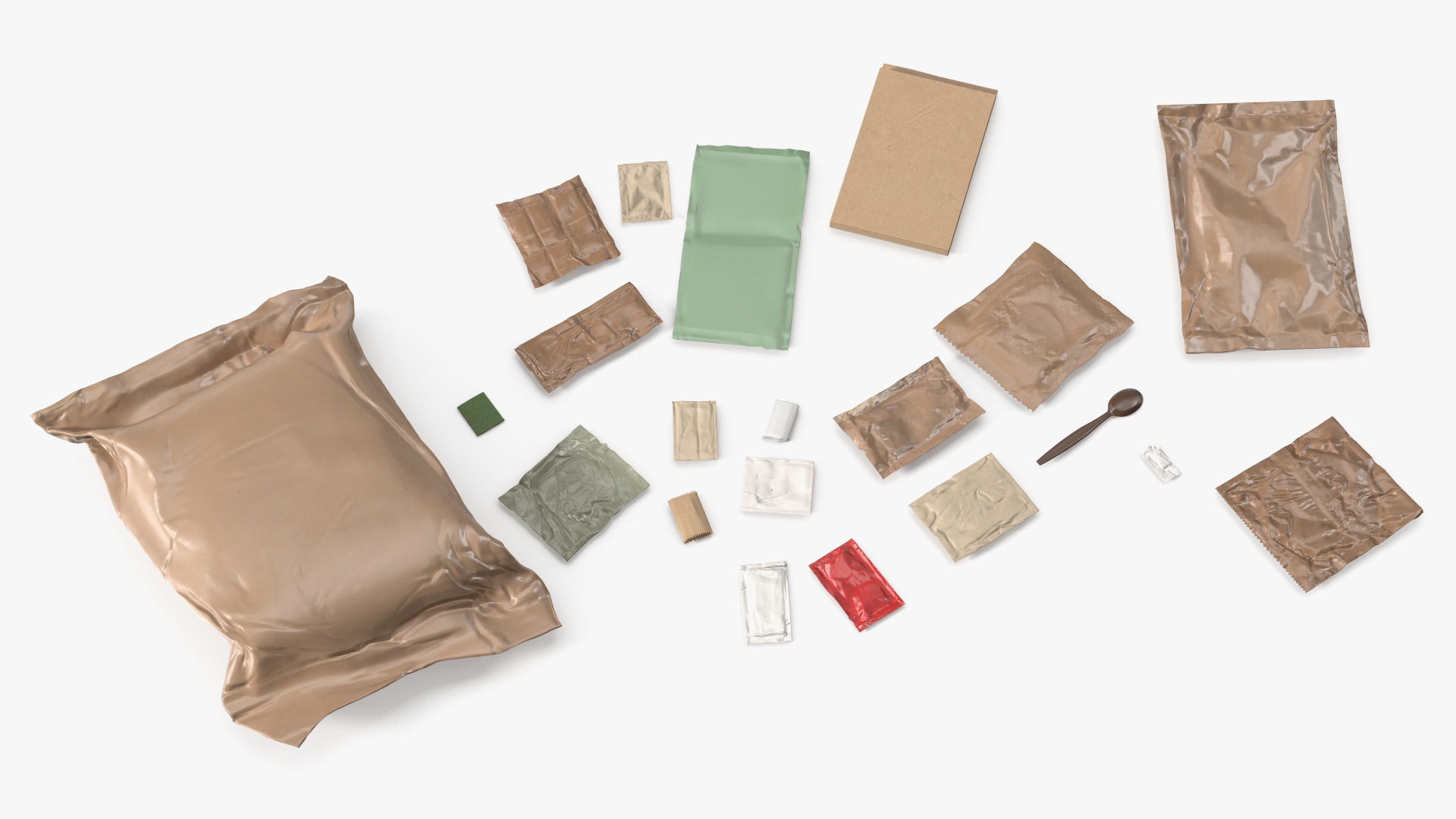 US Military Ration Pack Game Ready, view 9