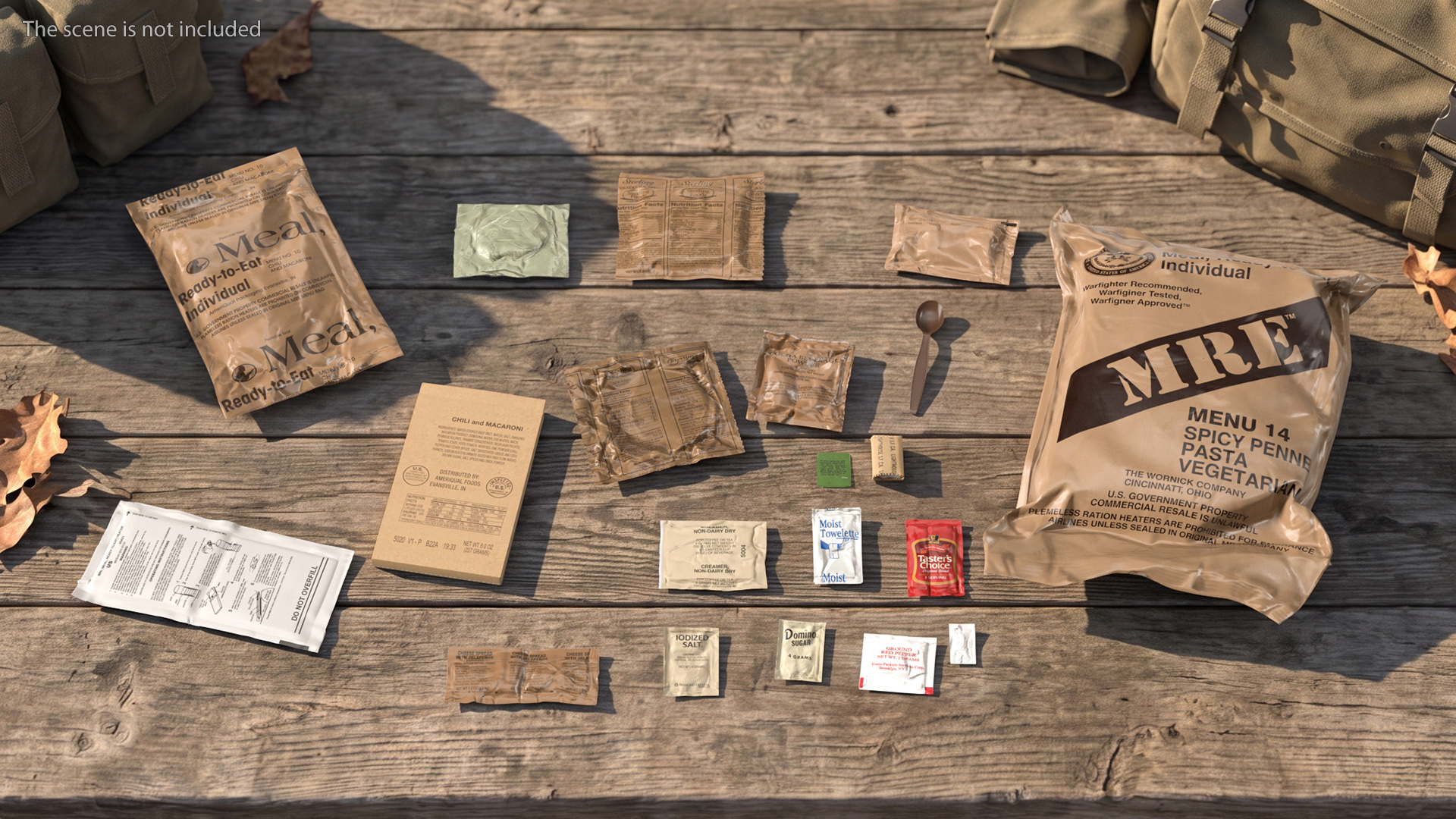 US Military Ration Pack Game Ready