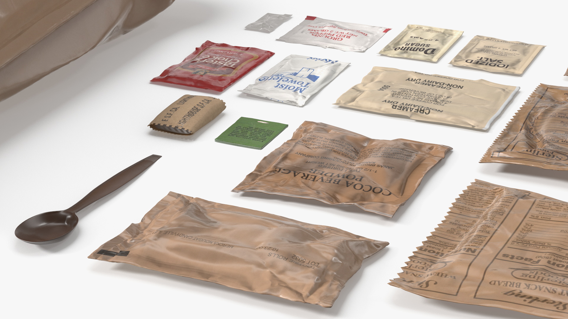 US Military Ration Pack Game Ready, view 4
