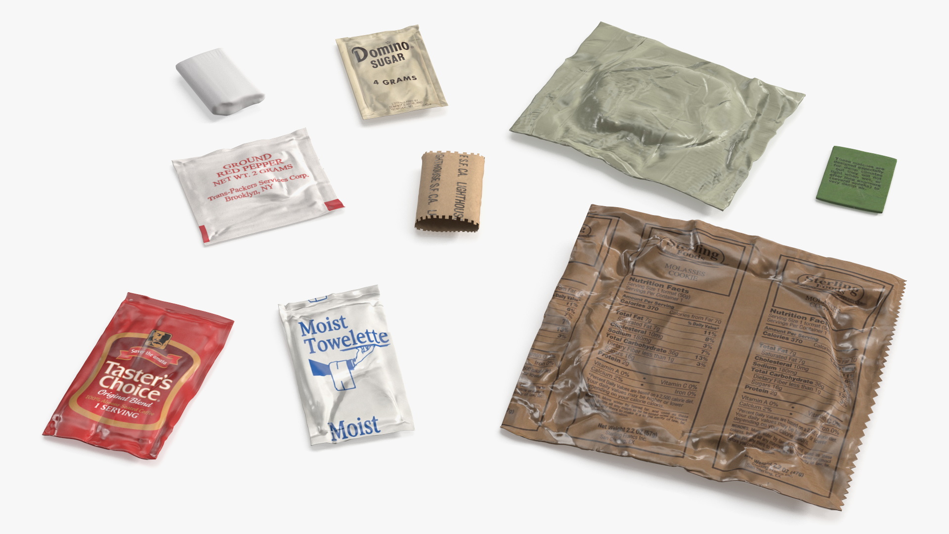 US Military Ration Pack Game Ready, view 6