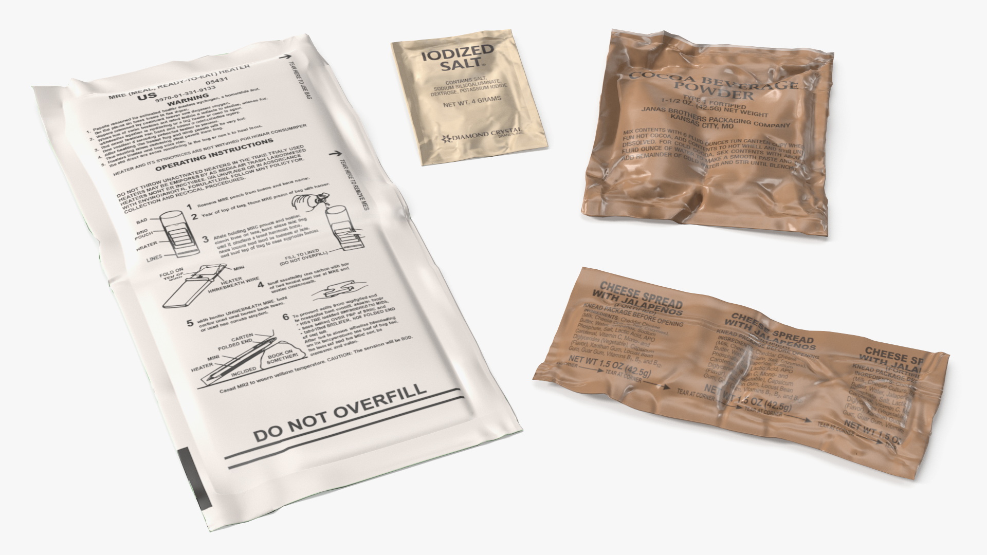 US Military Ration Pack Game Ready, view 5