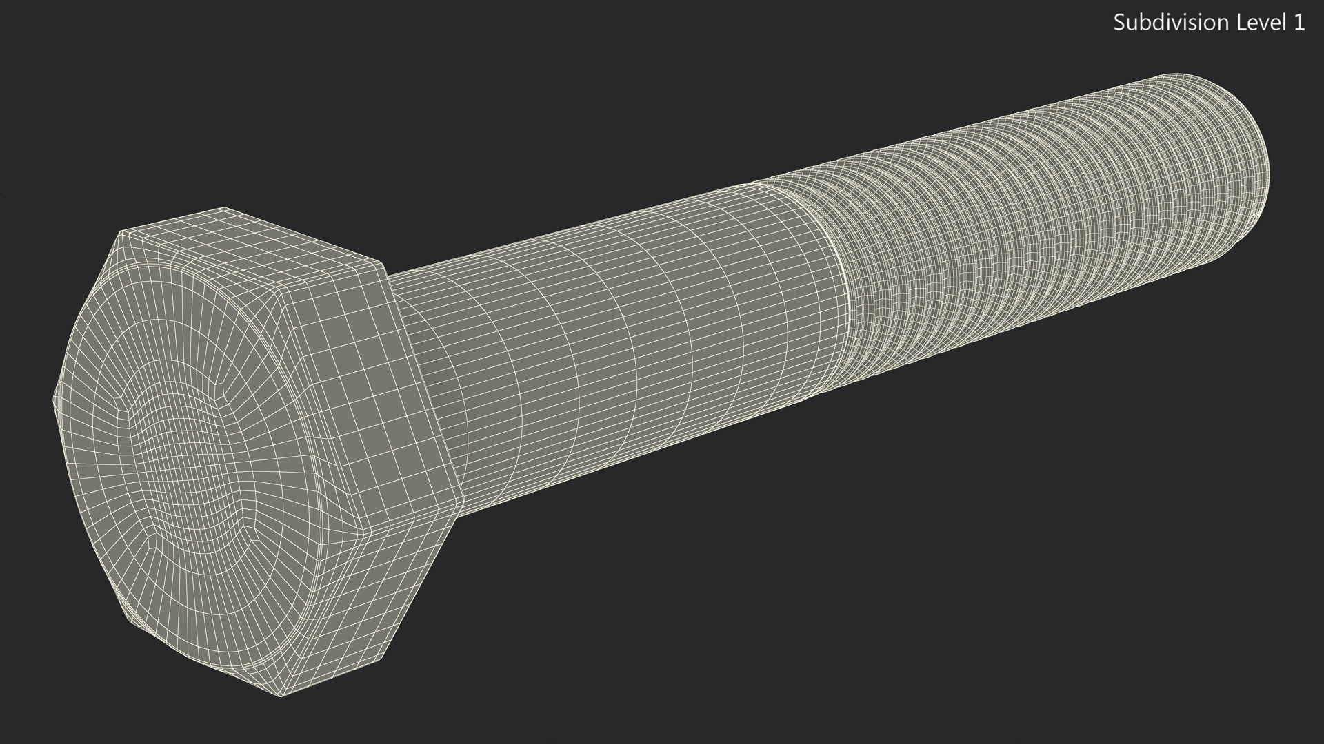 3D model Hex Bolt