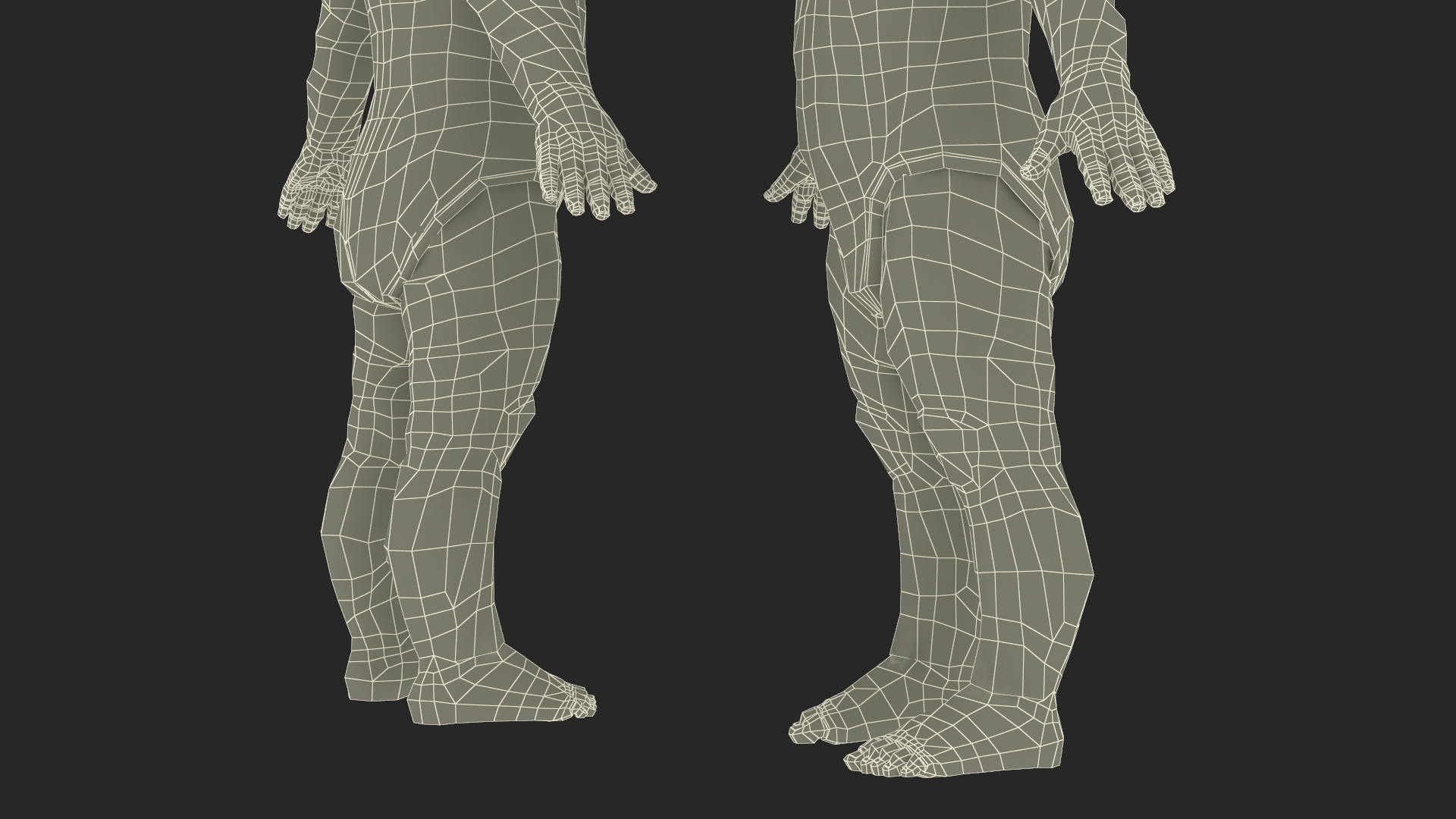 Boy Aged 1 Year in Bodysuit A-Pose 3D model