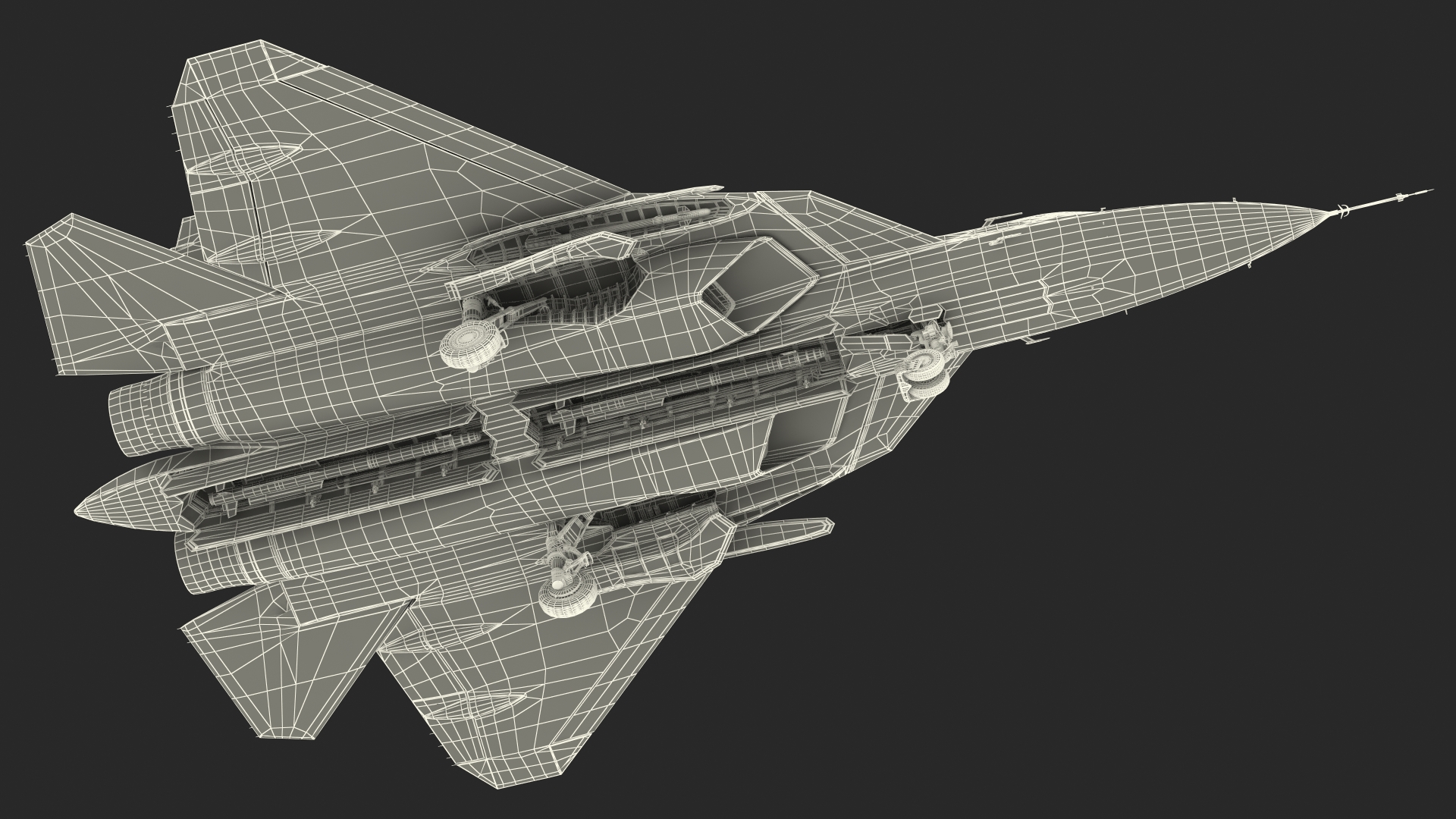 Russian Pilot in SU 57 Fighter Plane Hand Gesture 3D model