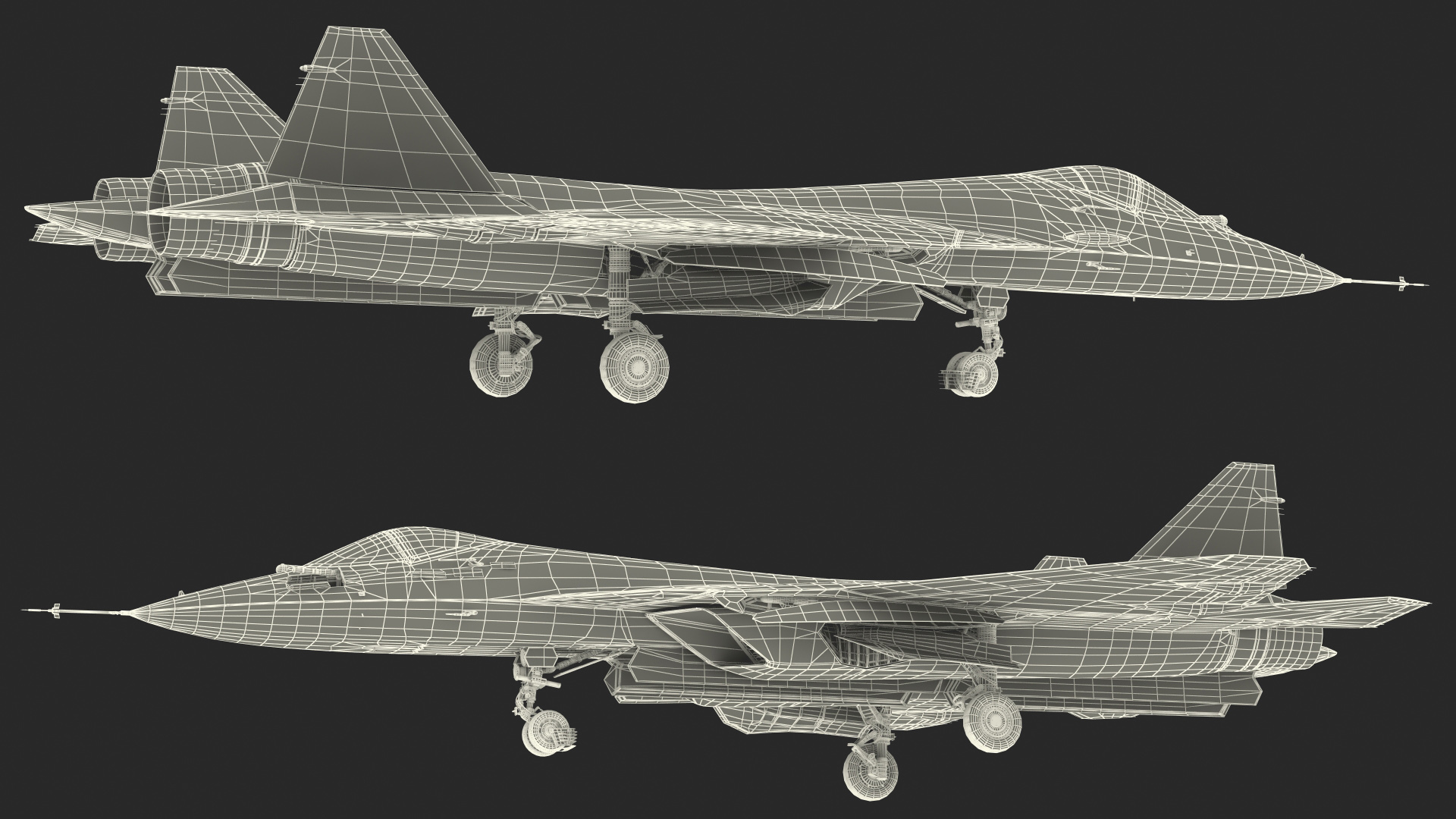 Russian Pilot in SU 57 Fighter Plane Hand Gesture 3D model