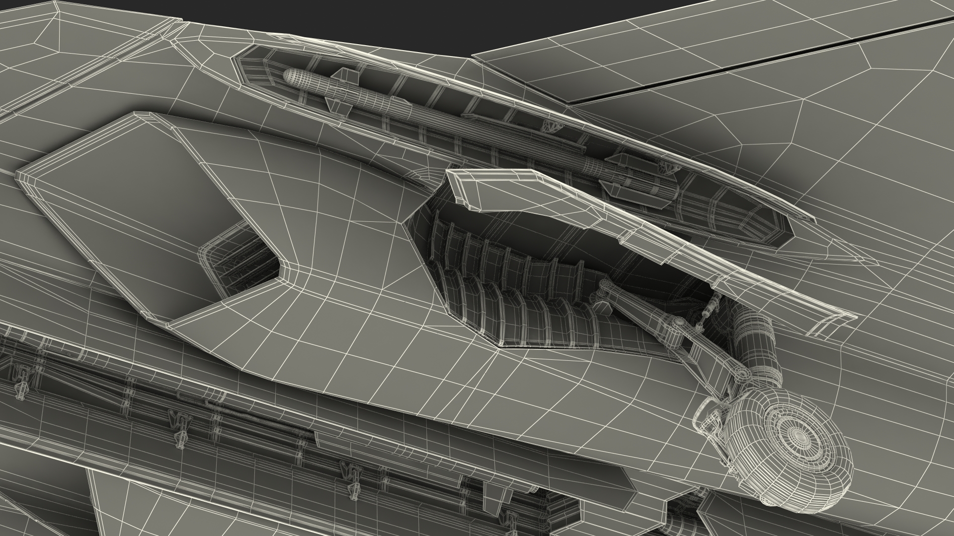 Russian Pilot in SU 57 Fighter Plane Hand Gesture 3D model