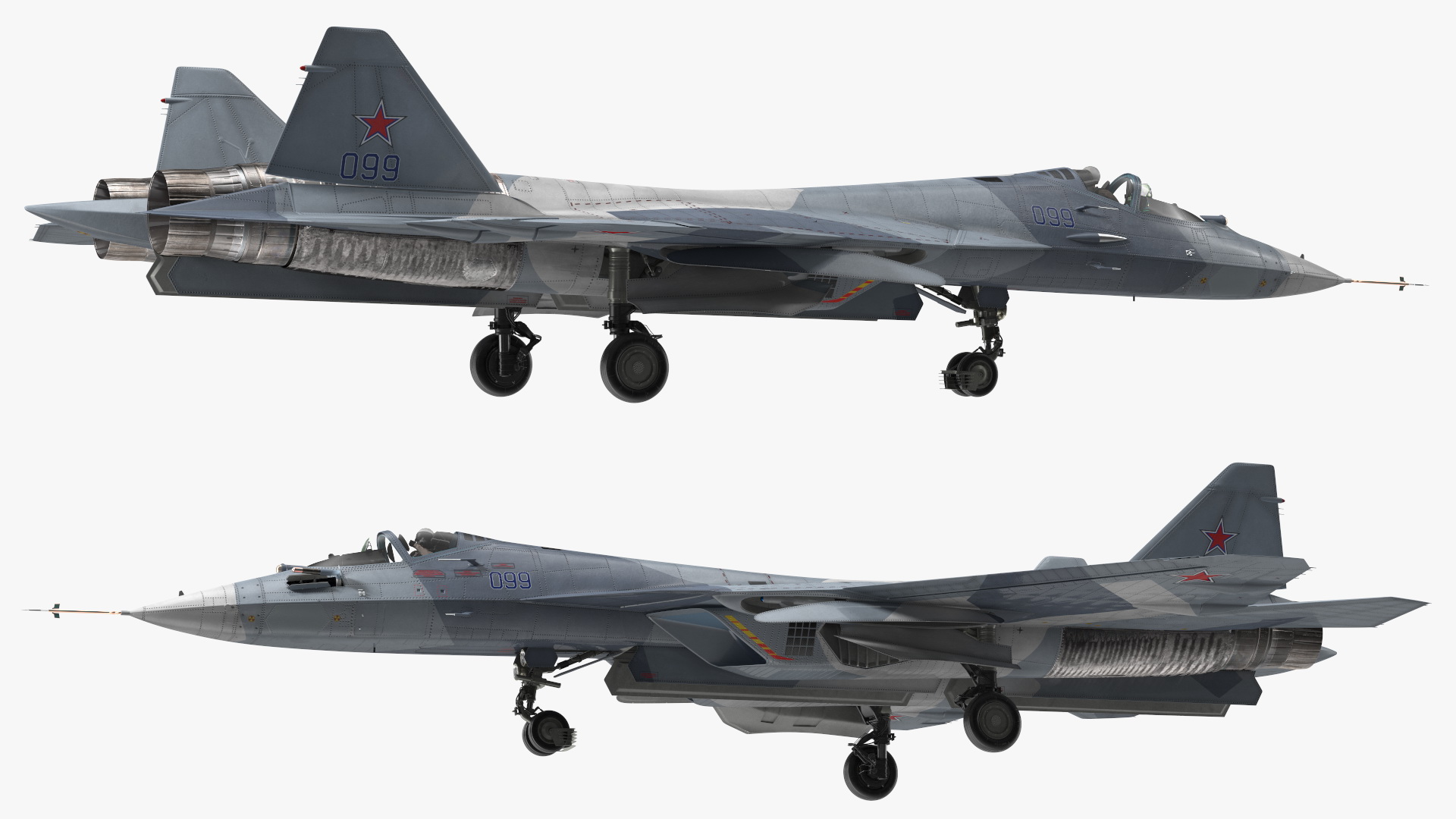 Russian Pilot in SU 57 Fighter Plane Hand Gesture 3D model