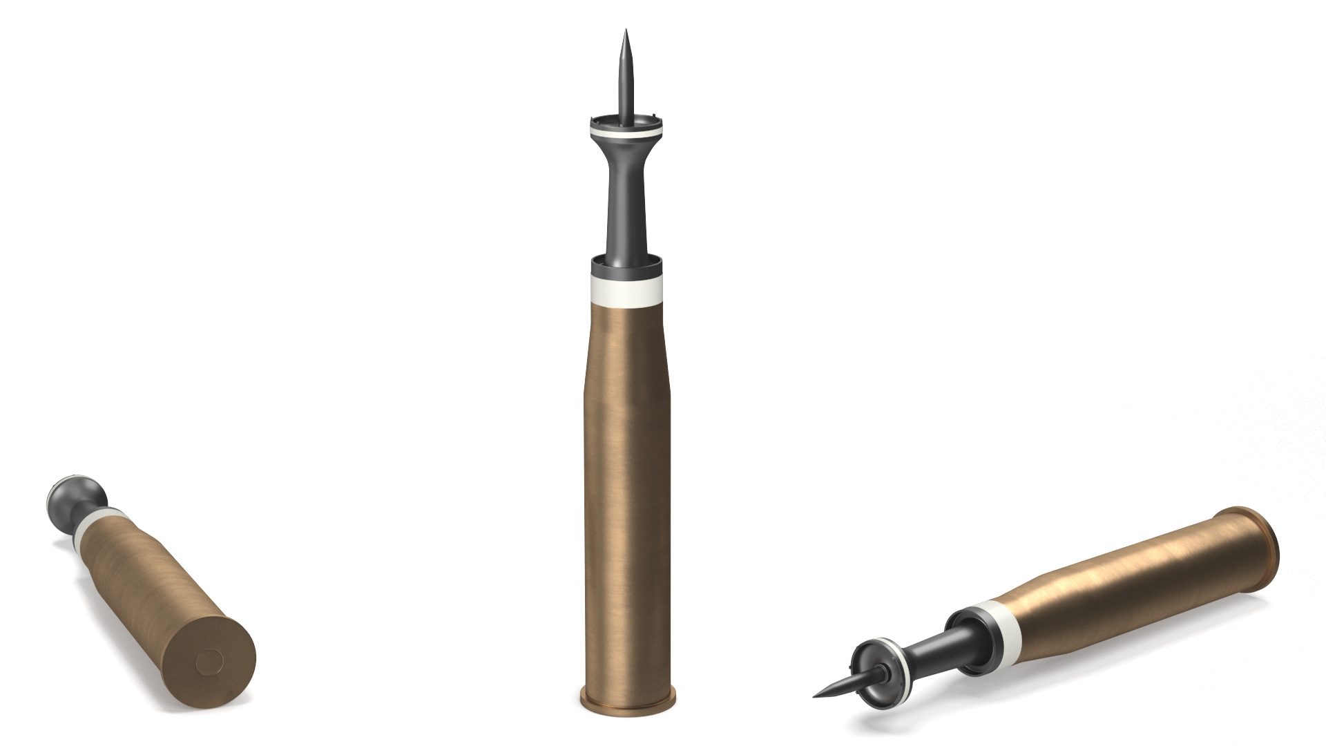 3D 105 mm Caliber Kinetic Projectile model