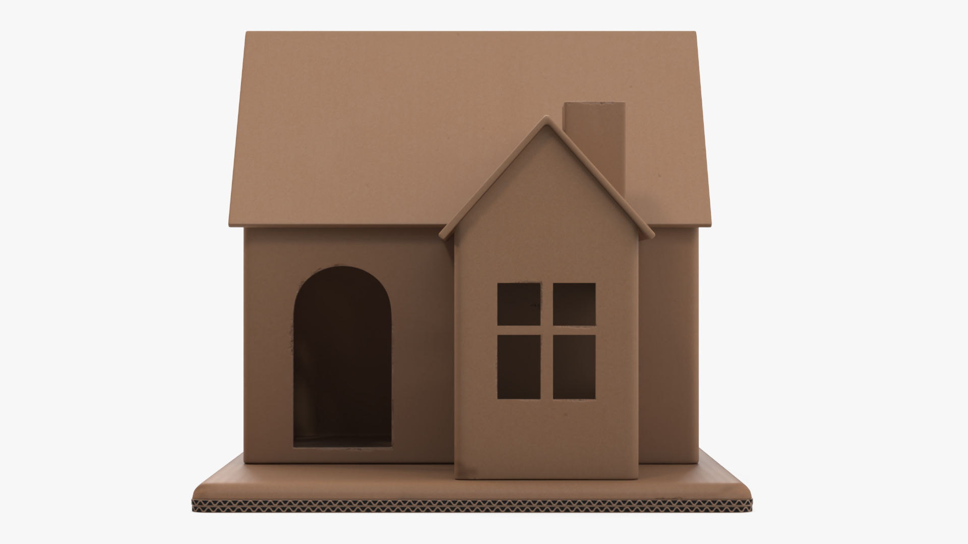 3D model Cardboard Miniature House