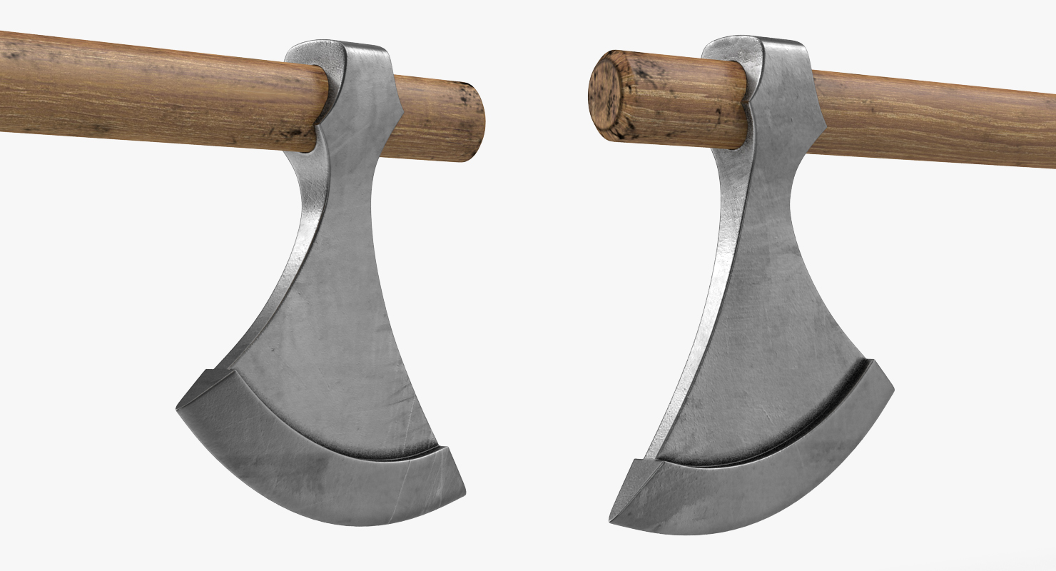 3D model Viking Long Axe