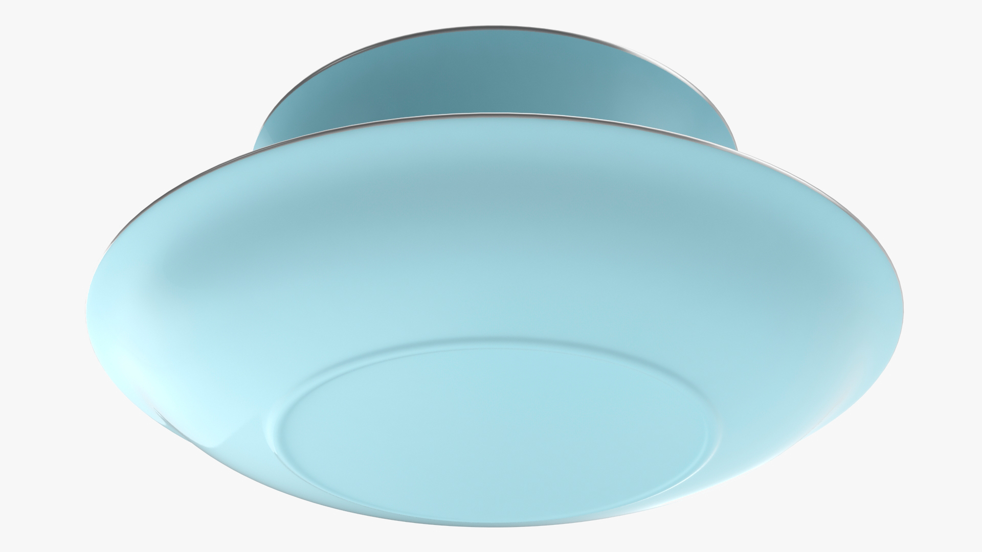 3D Cup of Tea in Vintage Blue Teacup model