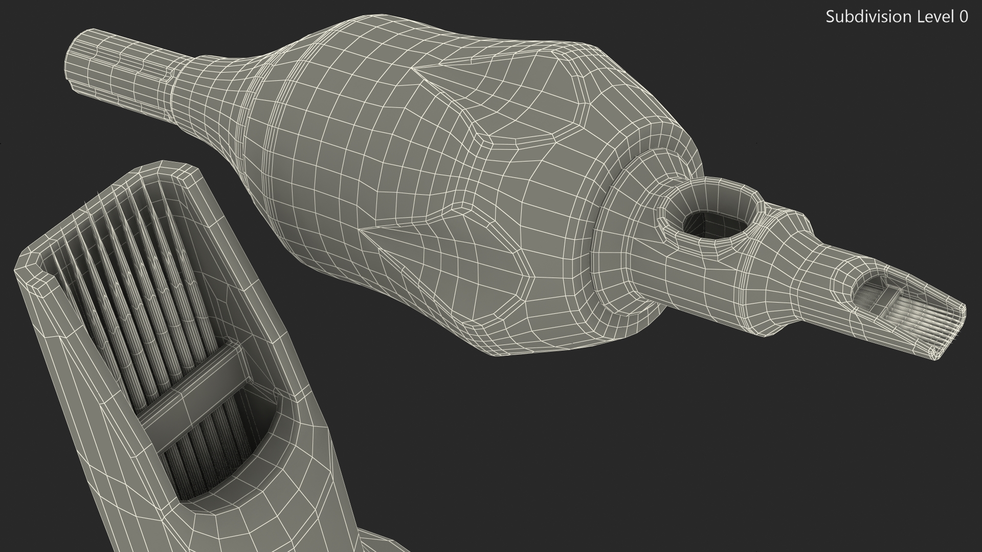 Cartridge Tattoo Needles 3D model