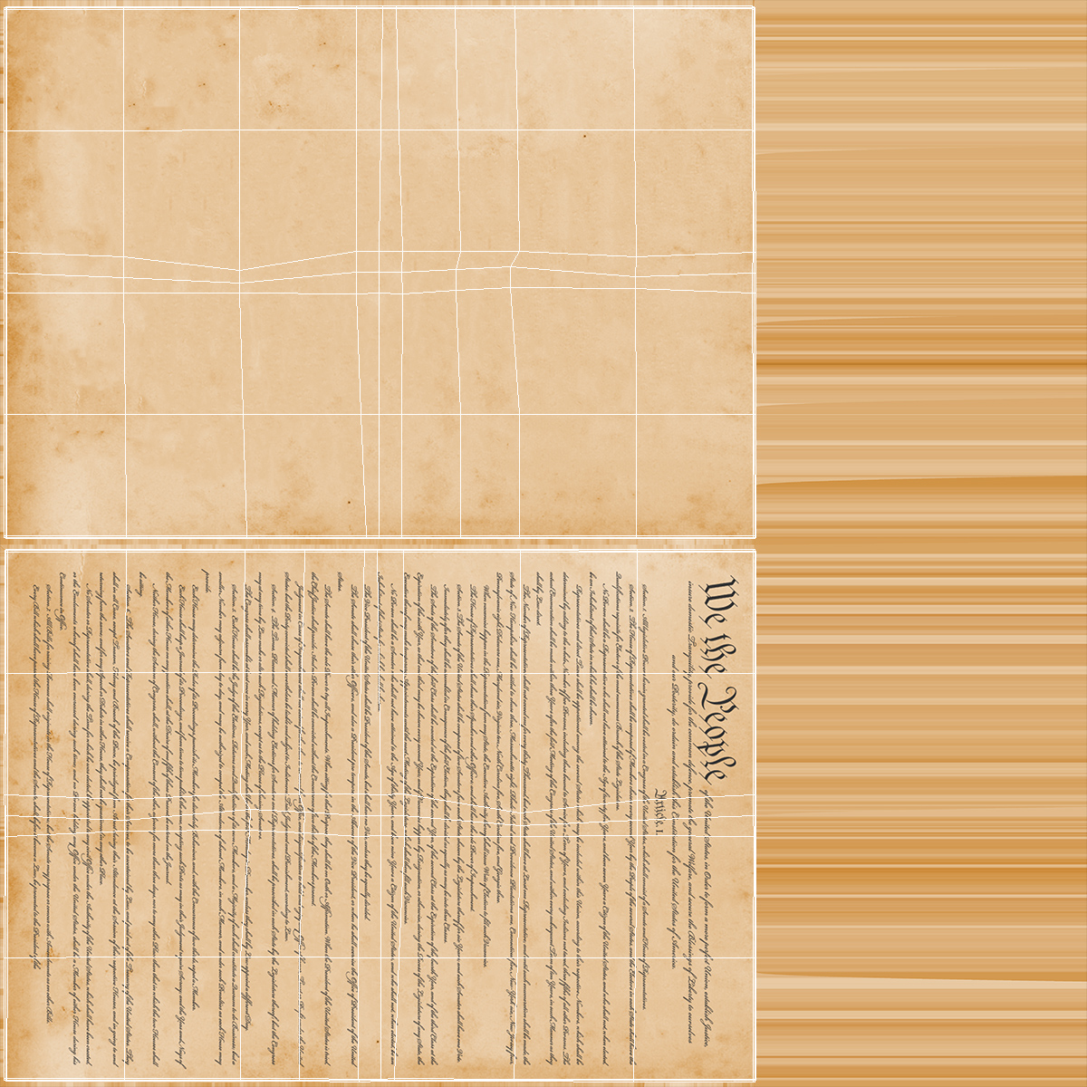 United States Constitution Manuscript Vintage - view 8