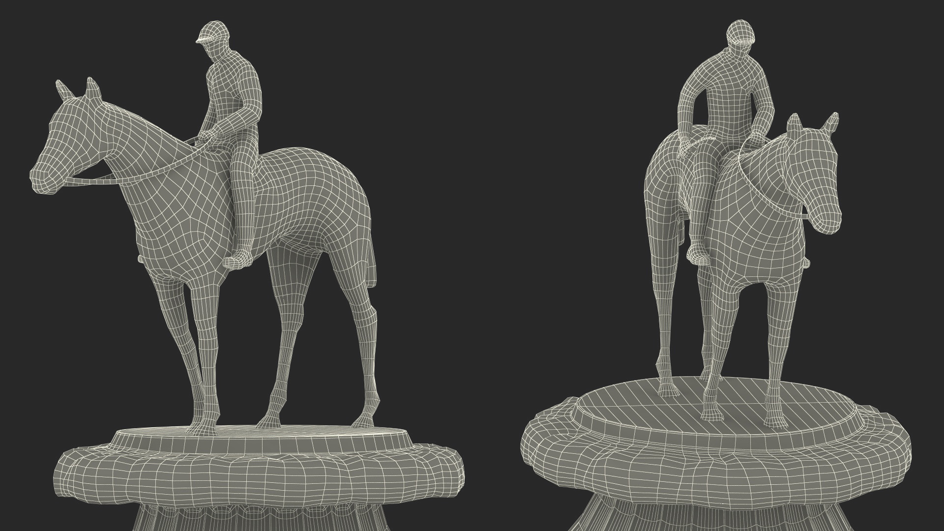3D Kentucky Derby Trophy