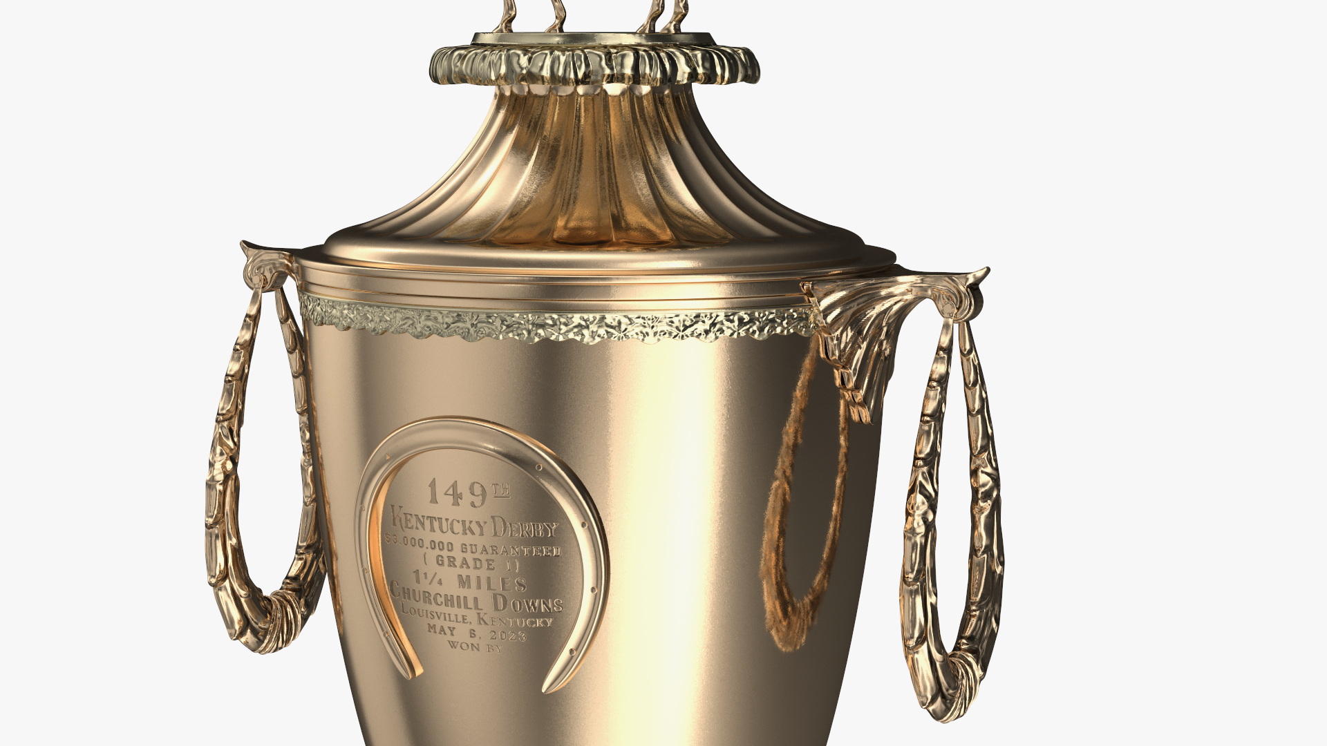 3D Kentucky Derby Trophy