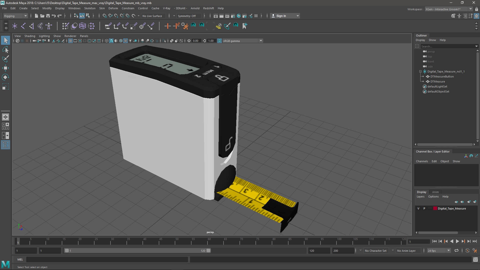 3D model Digital Tape Measure