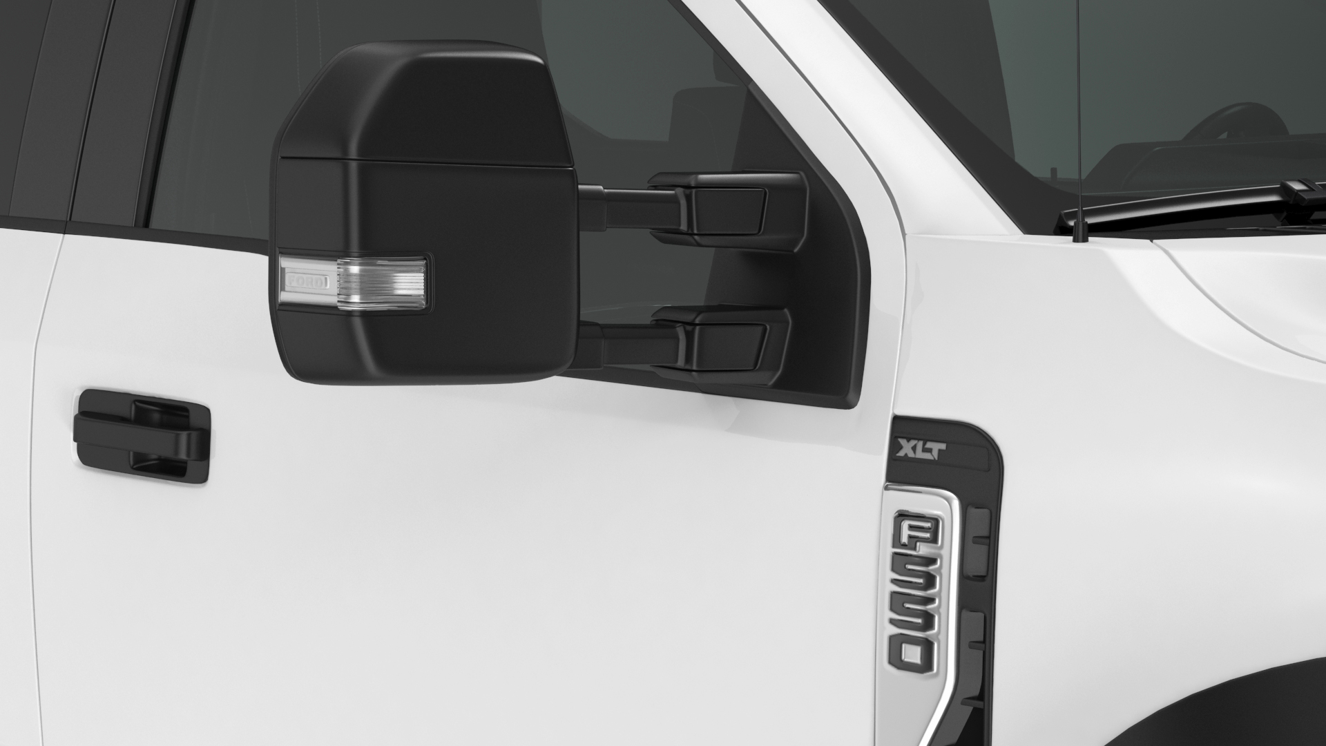 3D Ford Super Duty F550 Dump White 2023 Rigged model