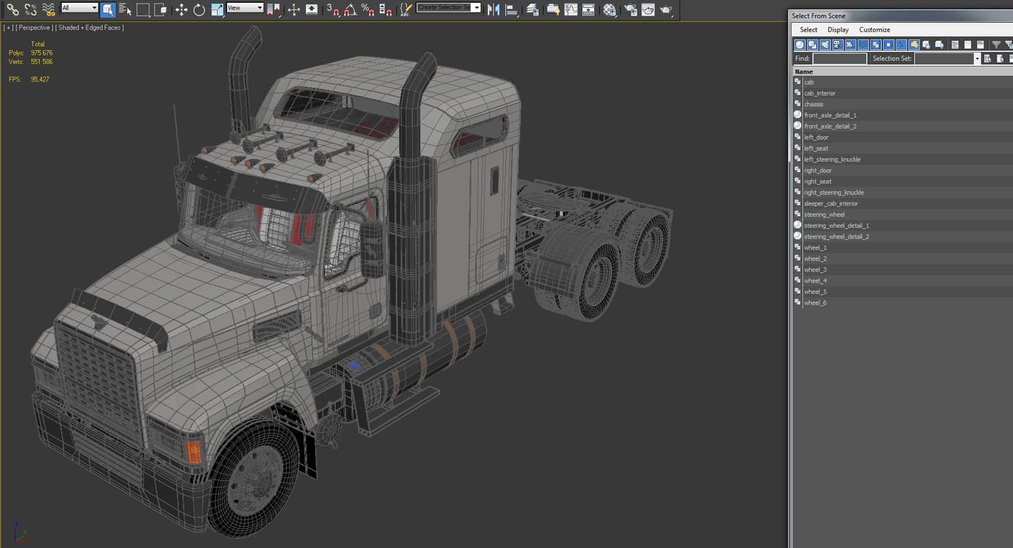 Mack CHU613 Truck 3D