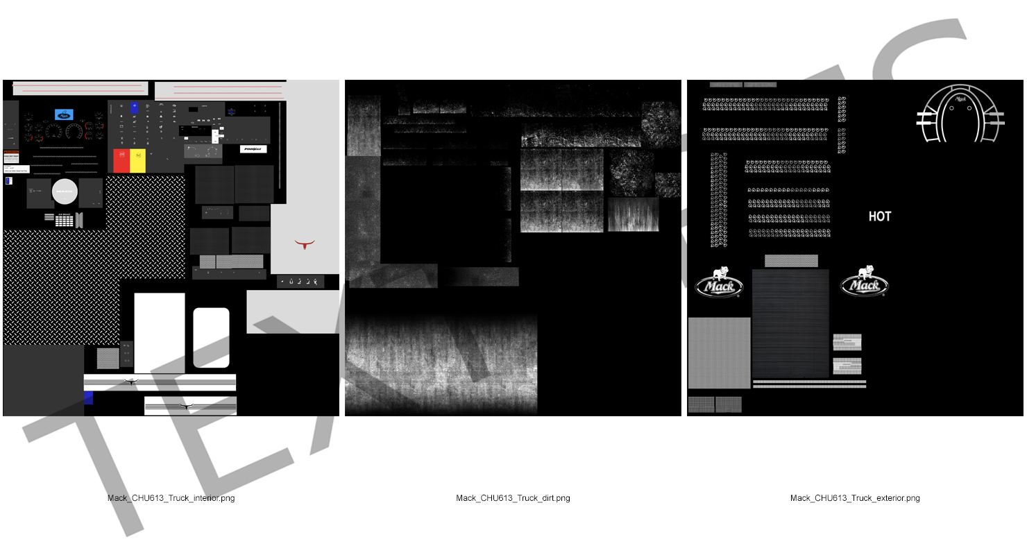 Mack CHU613 Truck 3D