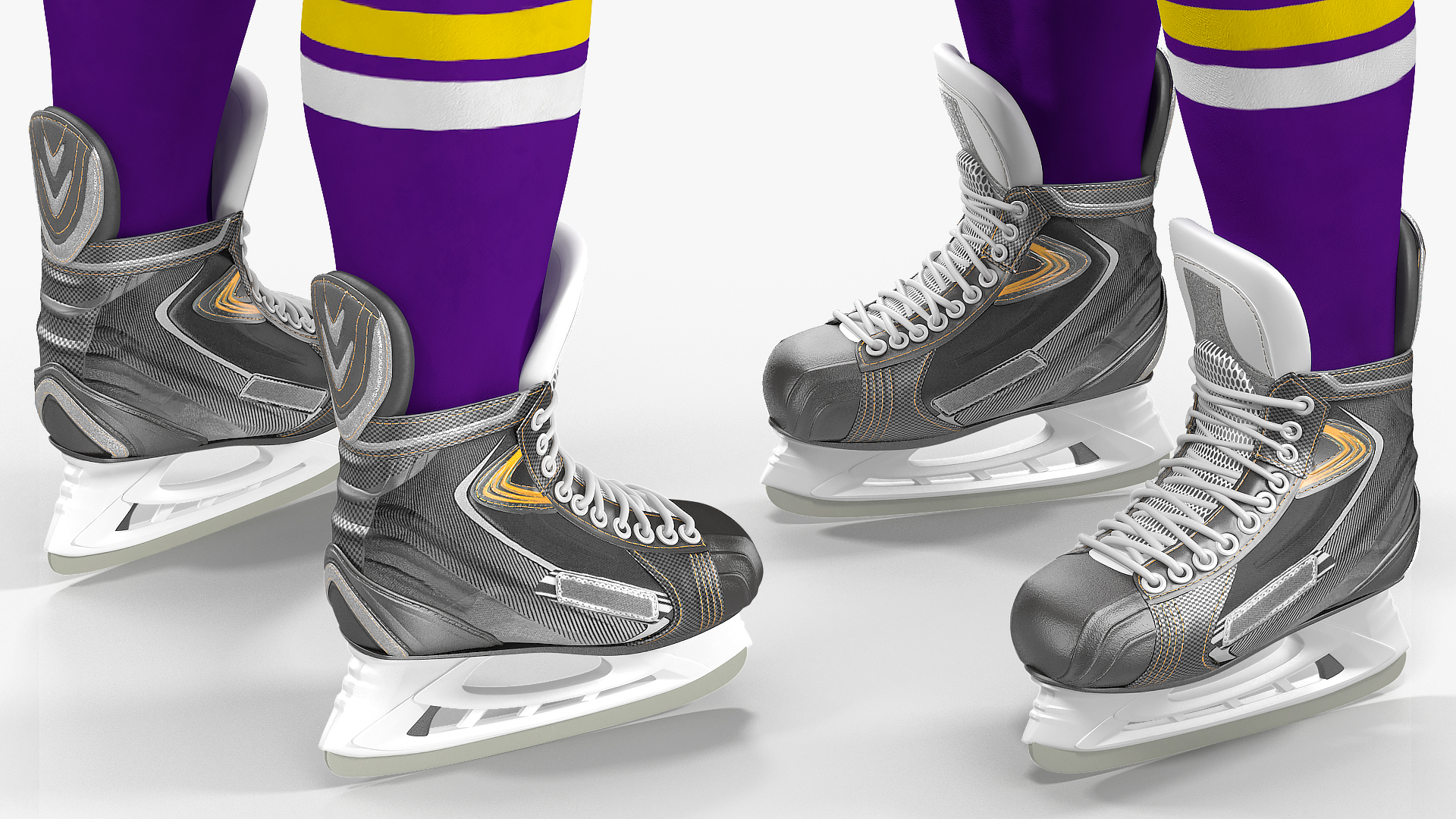 3D Hockey Goalkeeper Fully Equipped Standing Pose