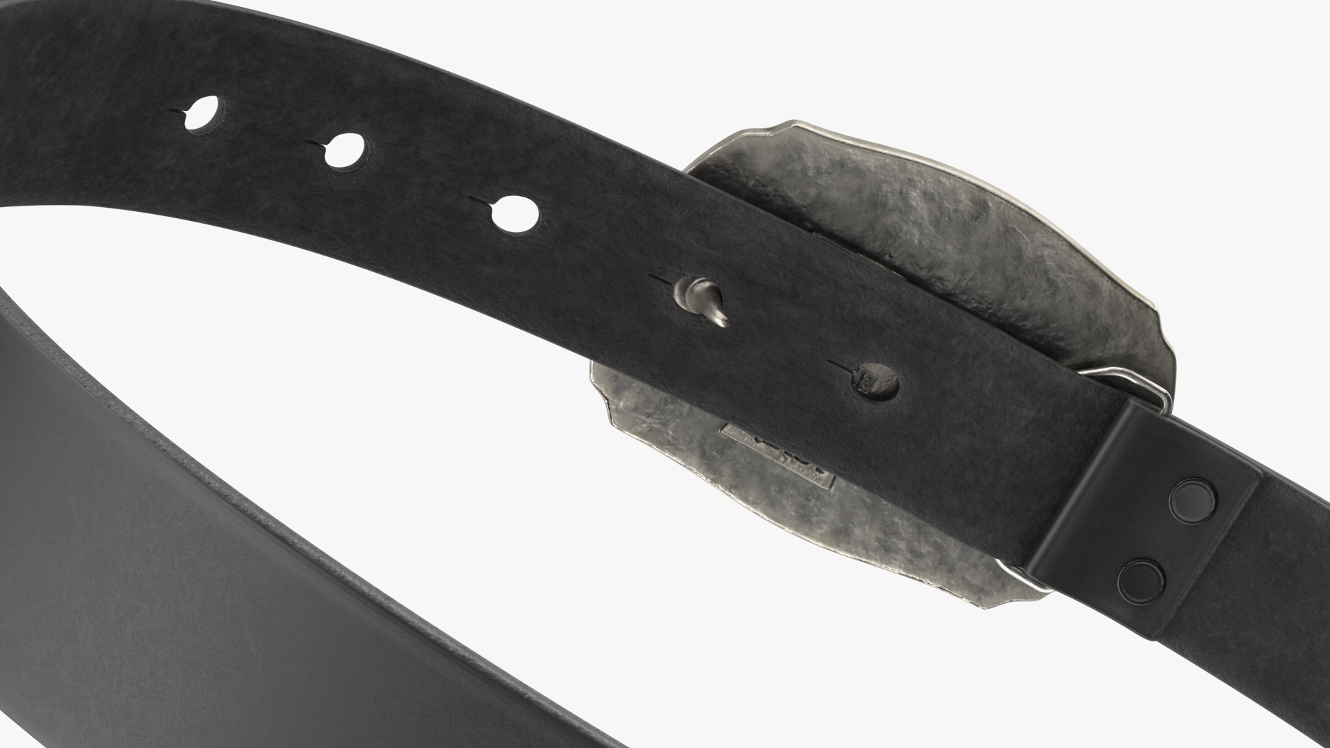 Levis Belt with Plaque Buckle 3D model