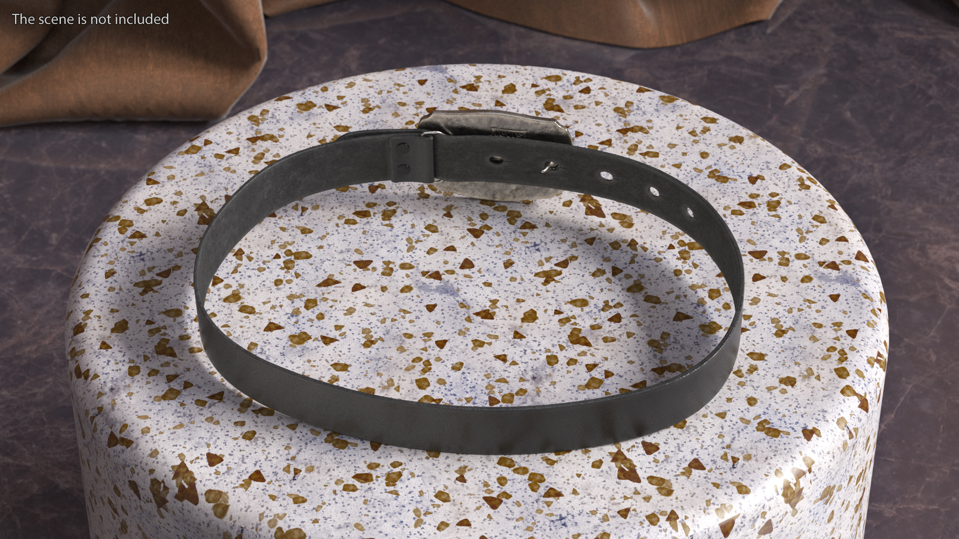 Levis Belt with Plaque Buckle 3D model