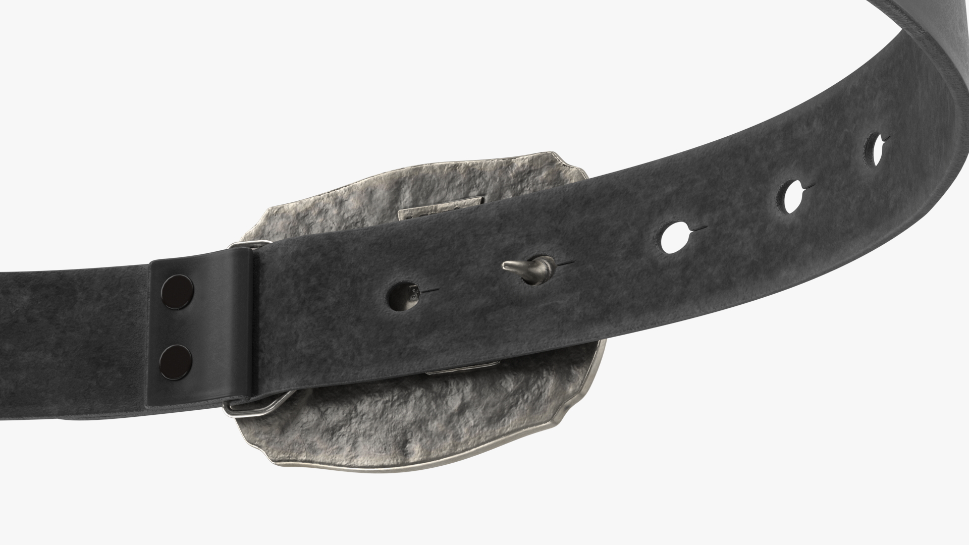 Levis Belt with Plaque Buckle 3D model