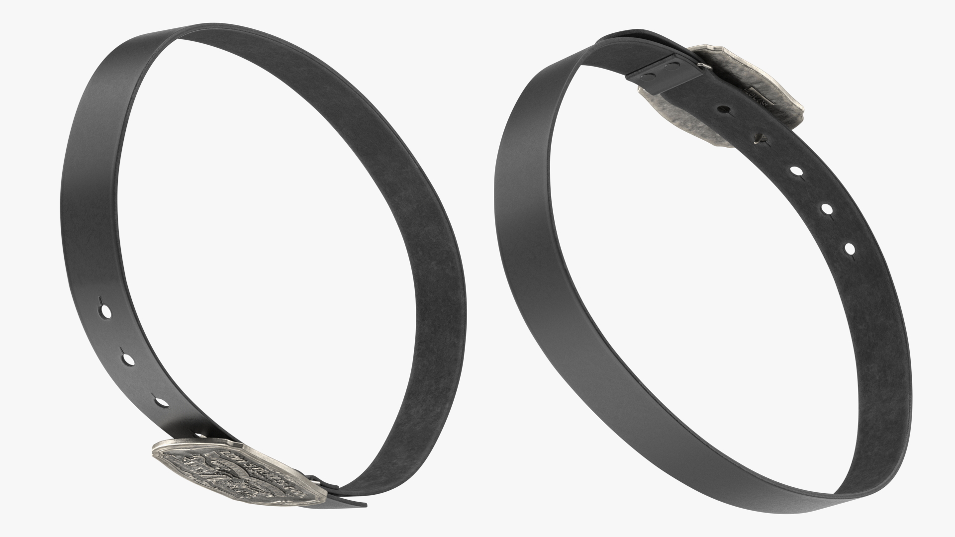 Levis Belt with Plaque Buckle 3D model